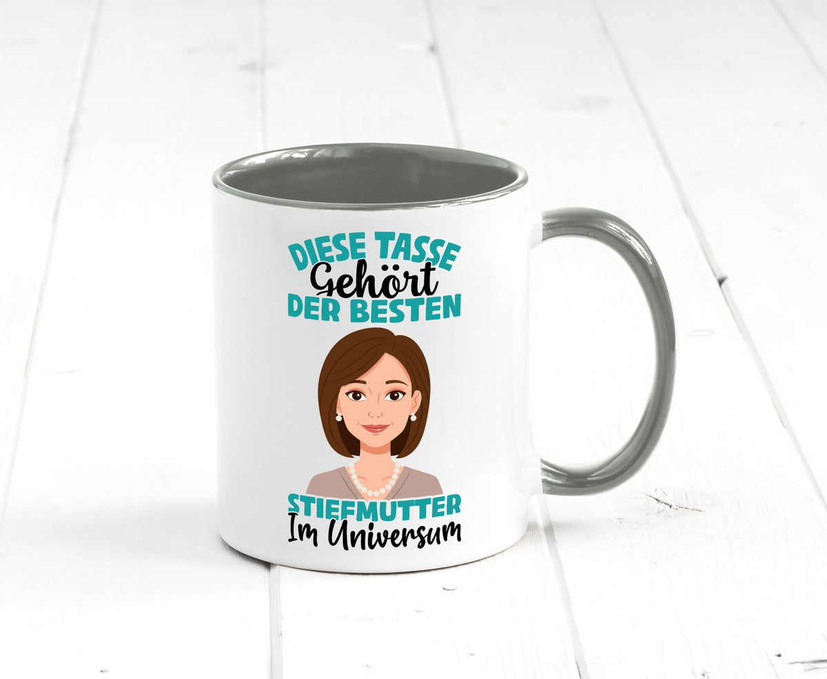 Im Universum: Stiefmutter | Stieftochter Beste Geschenk Familie Geschenkidee Tasse