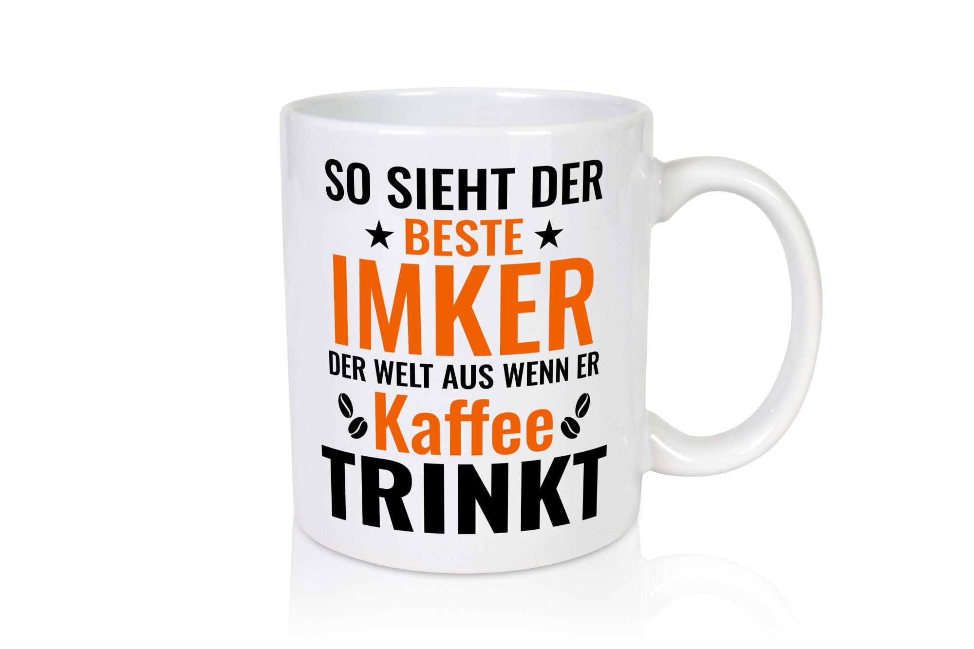 Kaffee trinkt: Imker | Imkerei lustiger Spruch Geschenk Humor Geschenkidee Tasse