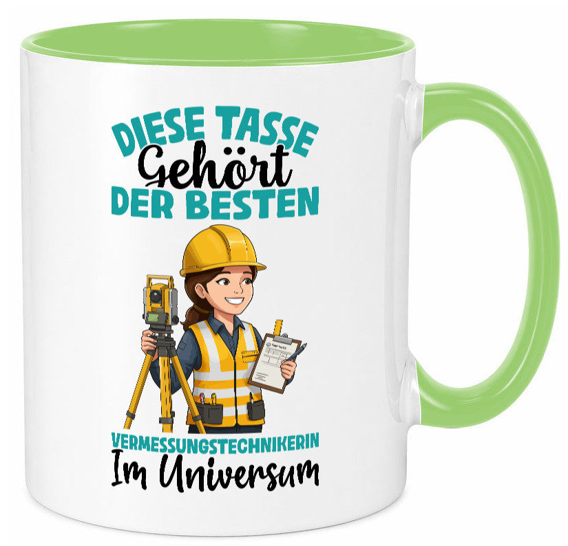 Im Universum: Vermessungstechnikerin | Techniker lustiger Spruch Geschenk Humor