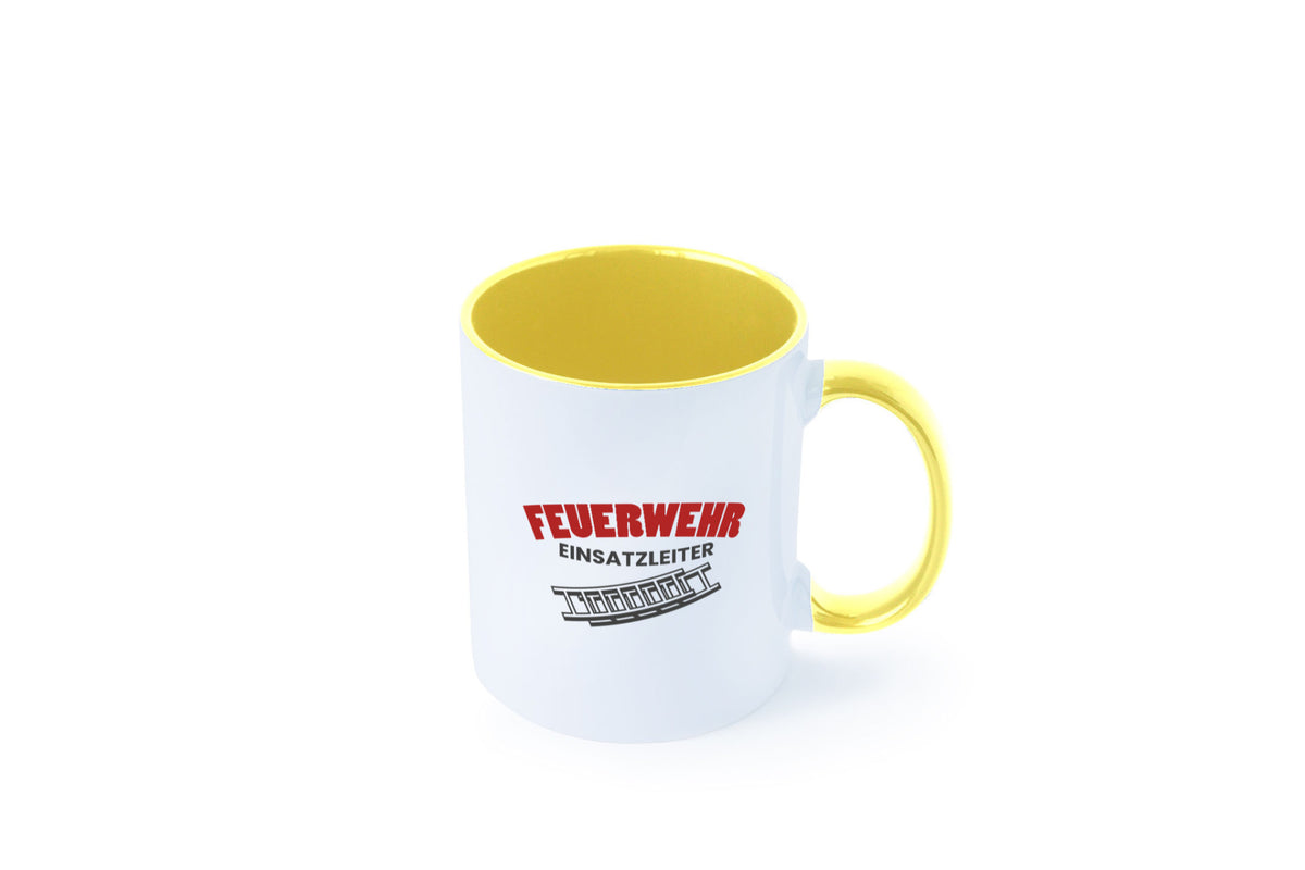 Feuerweher Einsatzleiter | Feuerwehrmann Feuerlöscher Geschenk Humor Tasse