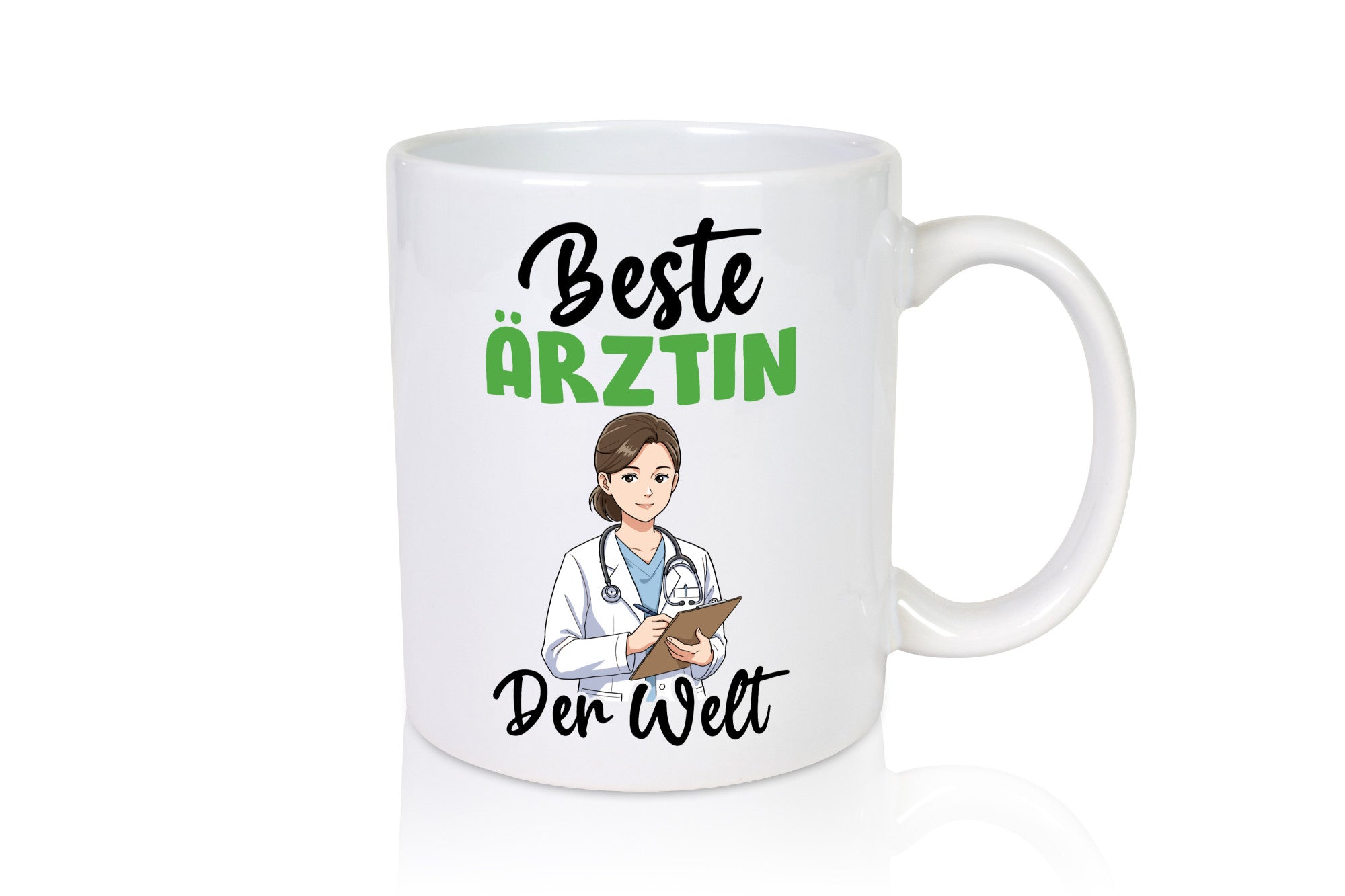 Beste Ärztin | Medizin Doktorin Fachärztin v2 Humor Geschenkidee Tasse