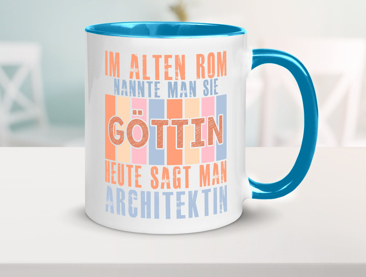 Heute sagt man: Architektin | Architektur Büro lustiger Spruch Geschenk Arbeit Tasse