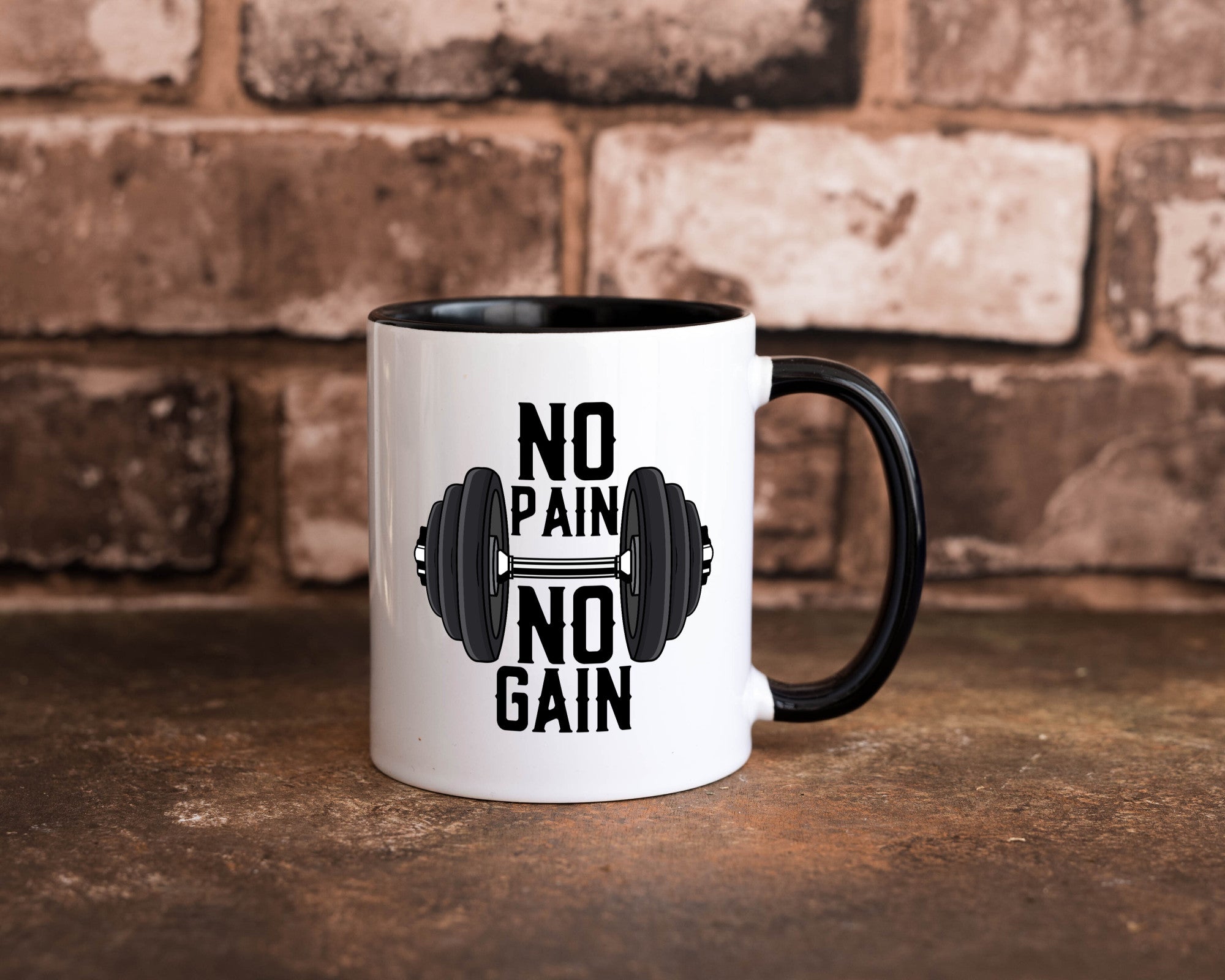 No Pain Gain | Training Motivation Fitness Pumpen lustig Humor Geschenkidee