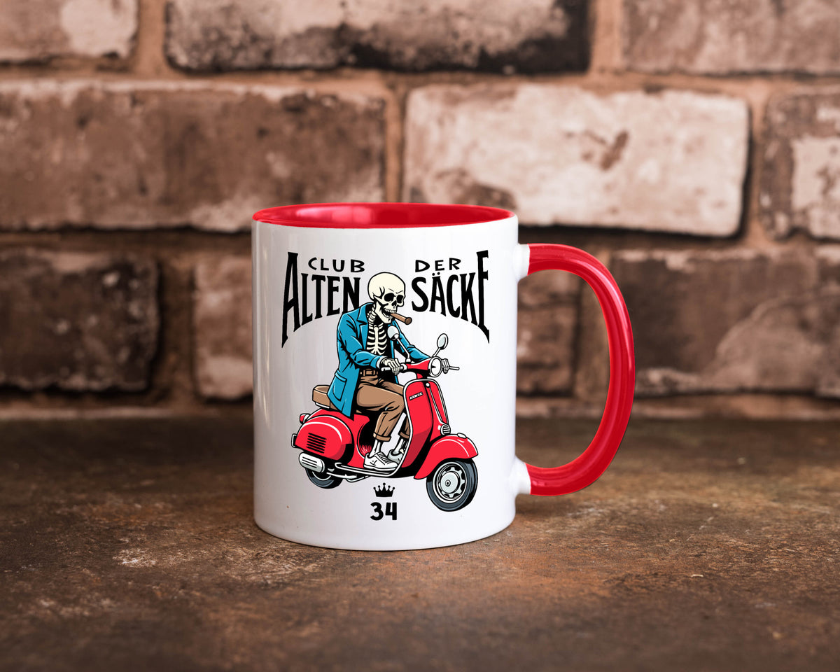 34. Geburtstag | 34 Jahre Club der alten Säcke lustiger Spruch Geschenk Tasse