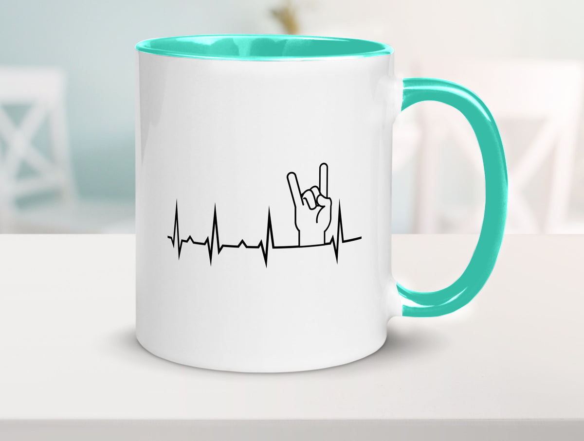 Heavy Metal Motiv | Rocker Musiker Rock Musik Geschenk Humor Geschenkidee Tasse