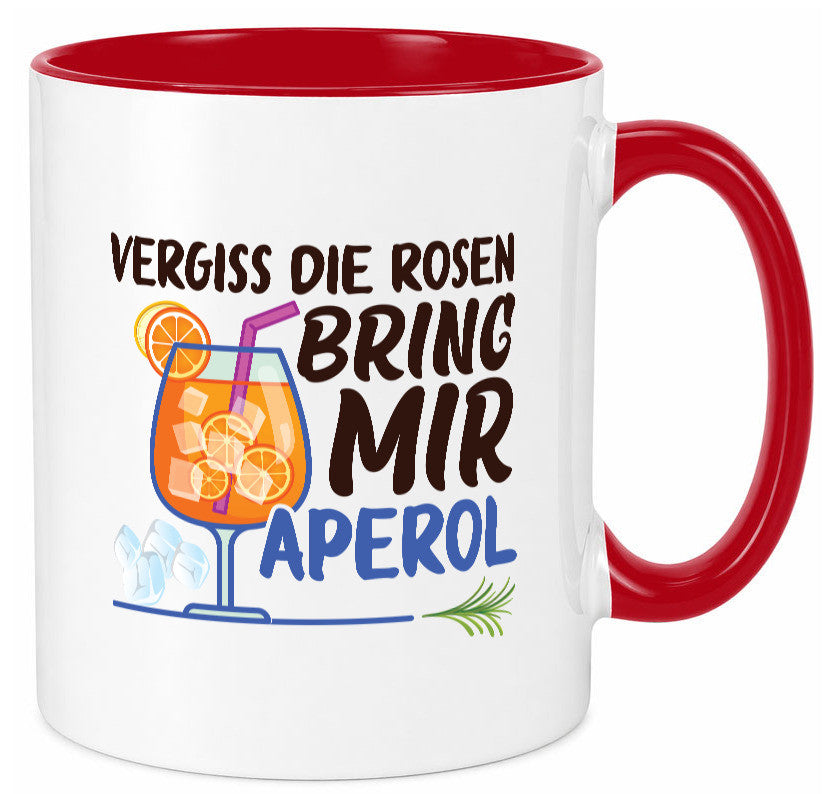 Bring mir Aperol | Rosen Paar Party Geschenkidee Humor Tasse