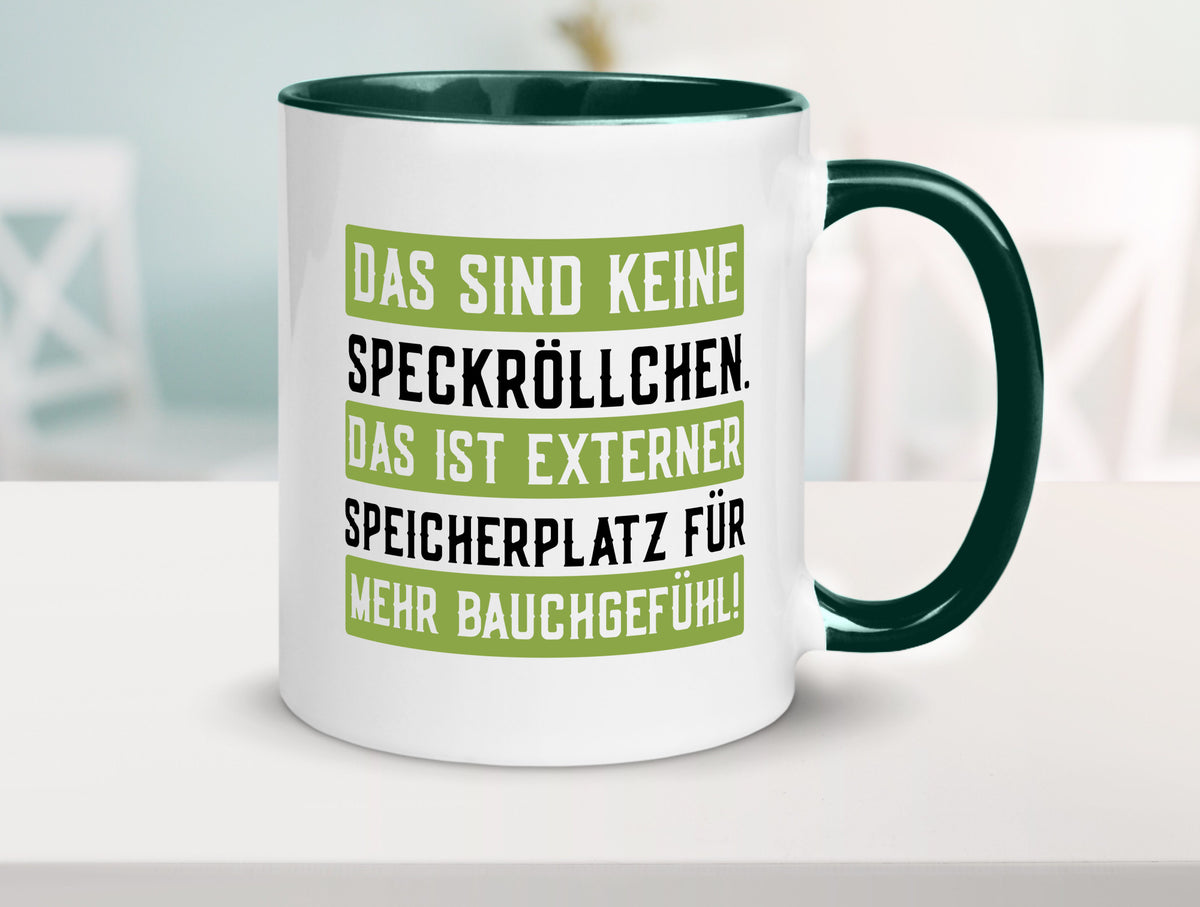 Keine Speckröllchen | Softwareentwickler PC Körperfülle Geschenkidee Humor Tasse