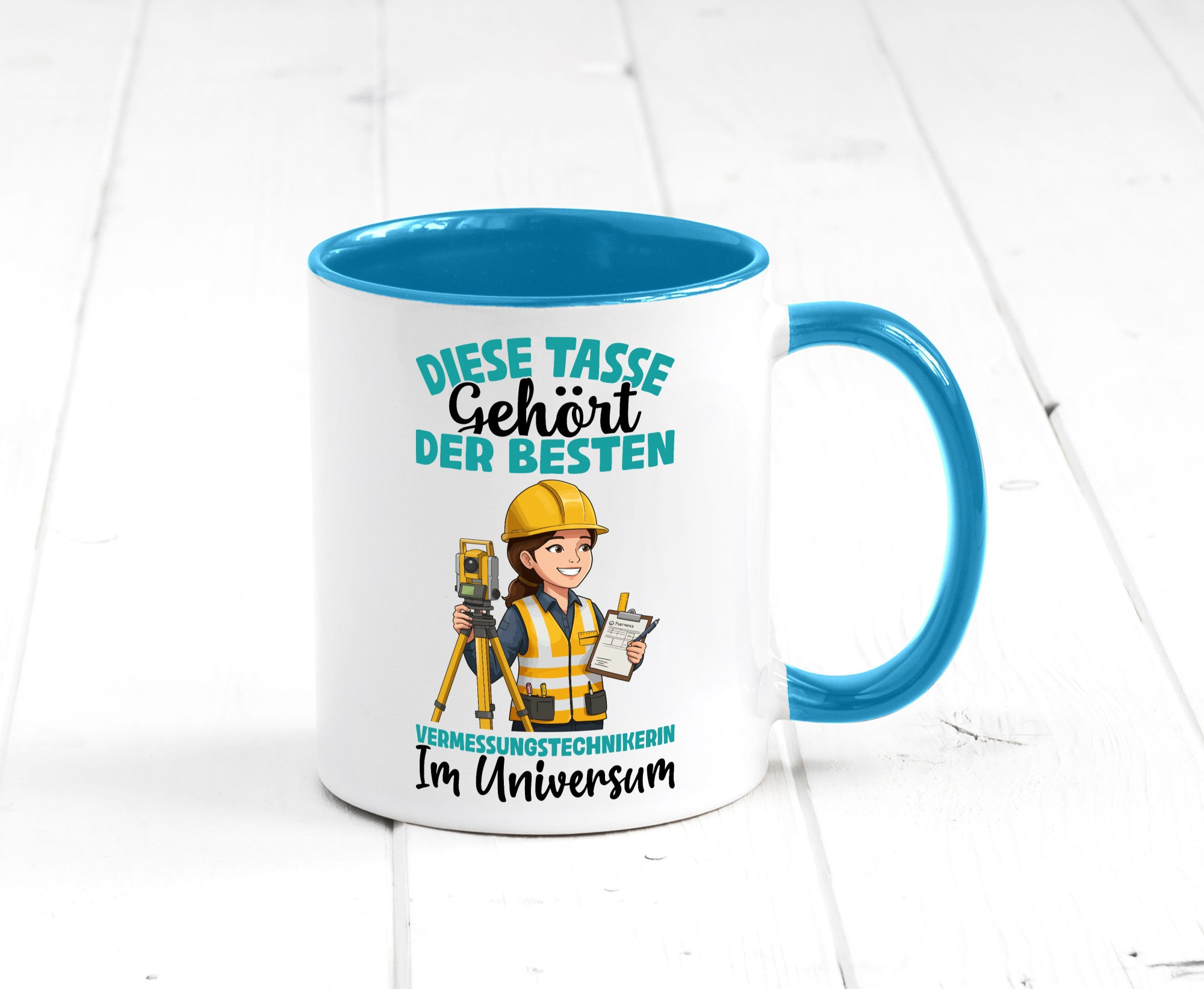 Im Universum: Vermessungstechnikerin | Techniker lustiger Spruch Geschenk Humor