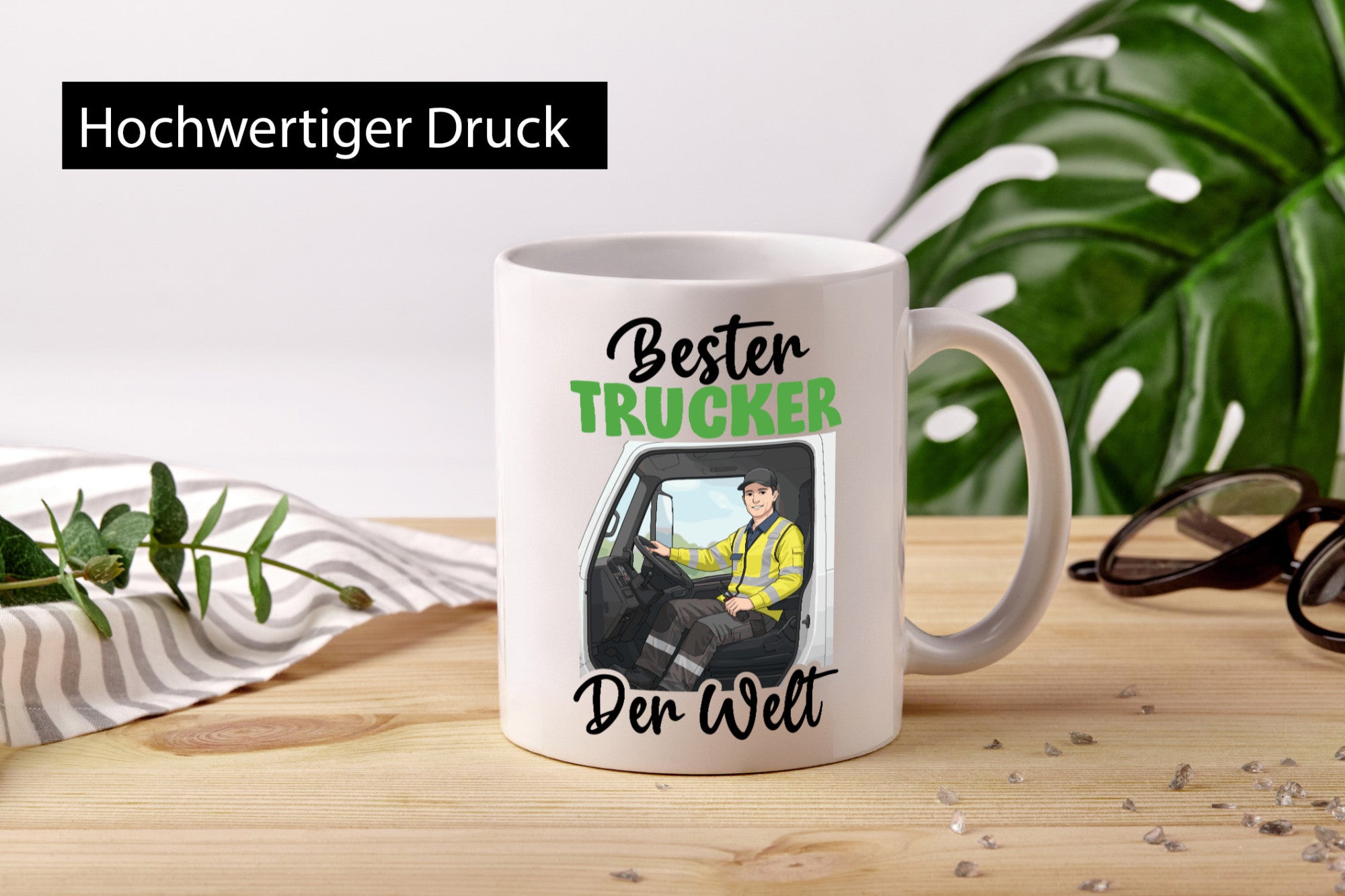 Bester Trucker | LKW Fahrer Beruf v2 lustiger Spruch Geschenk Arbeit Kollegen
