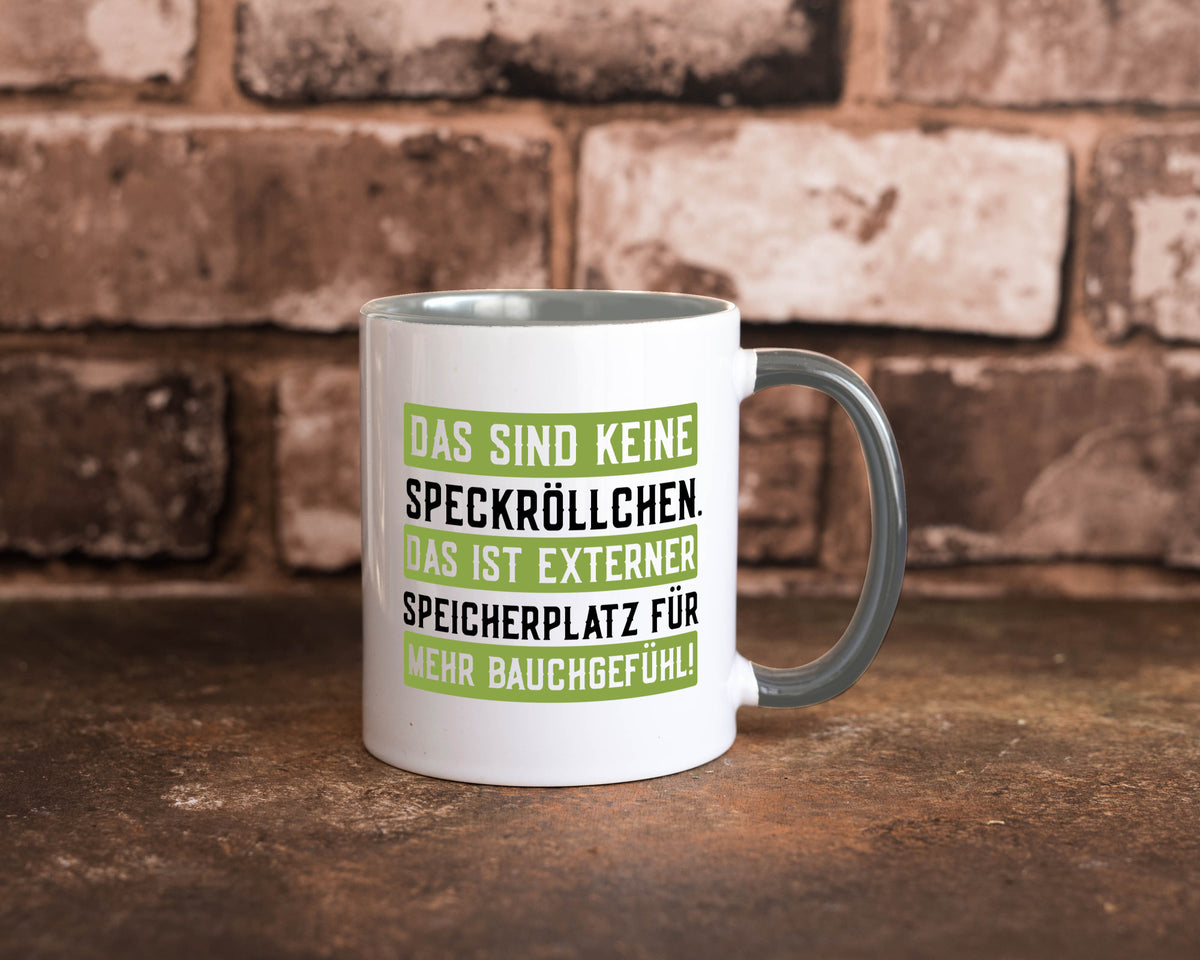 Keine Speckröllchen | Softwareentwickler PC Körperfülle Geschenkidee Humor Tasse