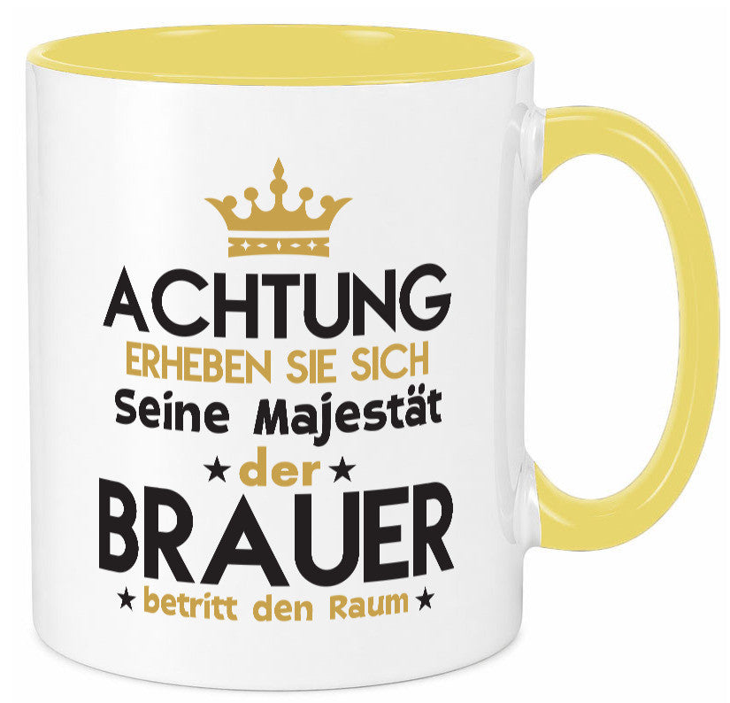 Seine Majestät Brauer | Bier Brauerei Humor Geschenkidee Tasse