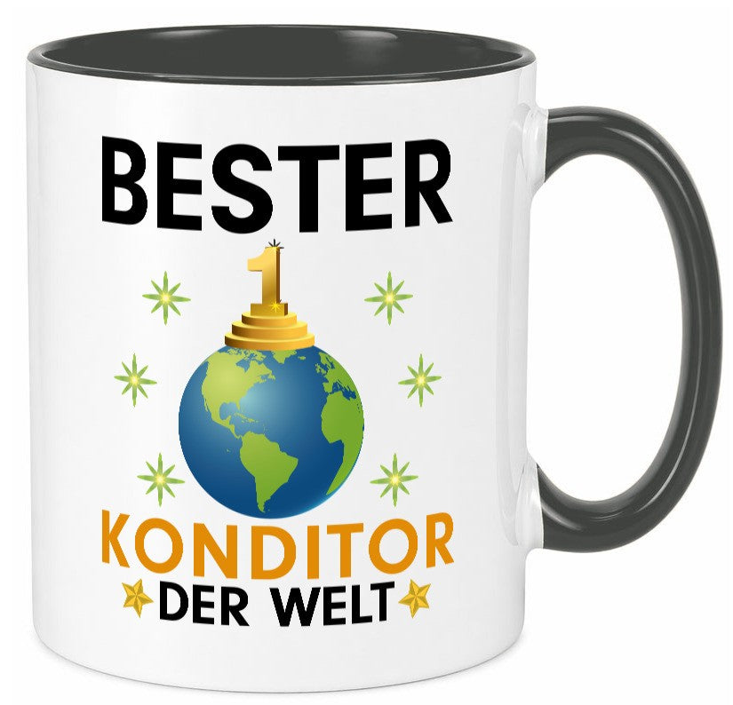 Welt Bester Konditor | Konditorei lustig Humor Geschenkidee Geschenk Tasse
