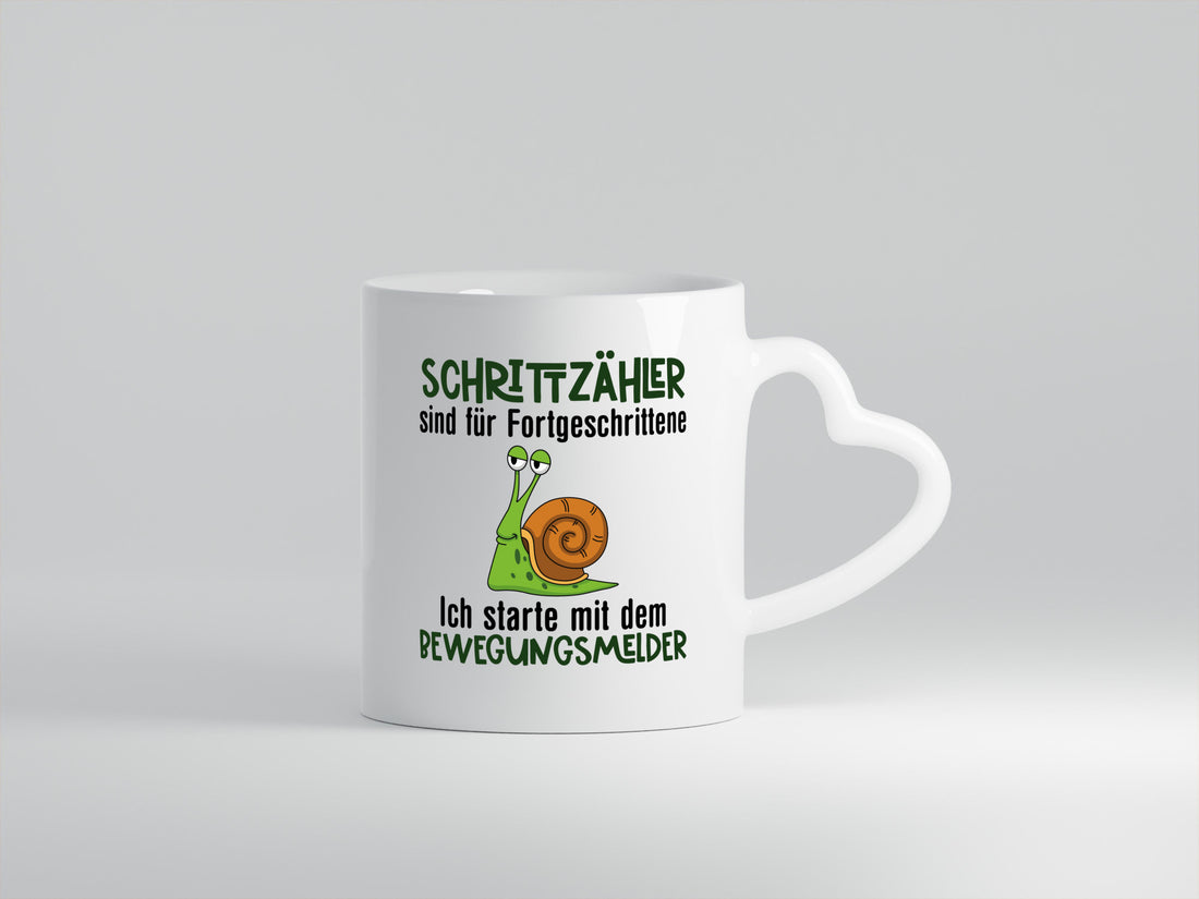 Schrittzähler | Spruchtasse Sportmuffel Faulheit Geschenkidee Humor Tasse