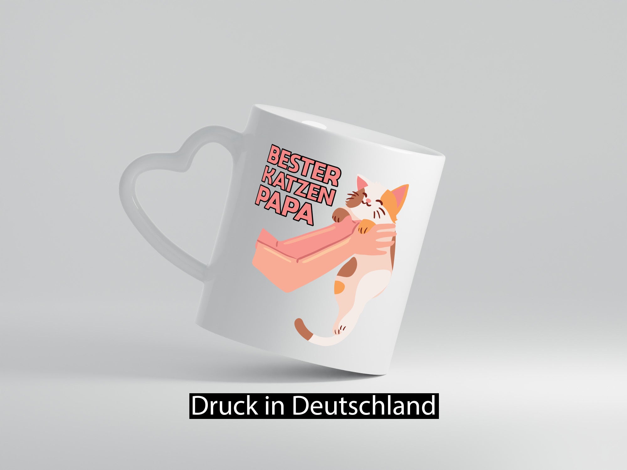 Bester Katzenpapa | Katze Gabel Geschenk Tierliebhaber Humor lustiger Spruch