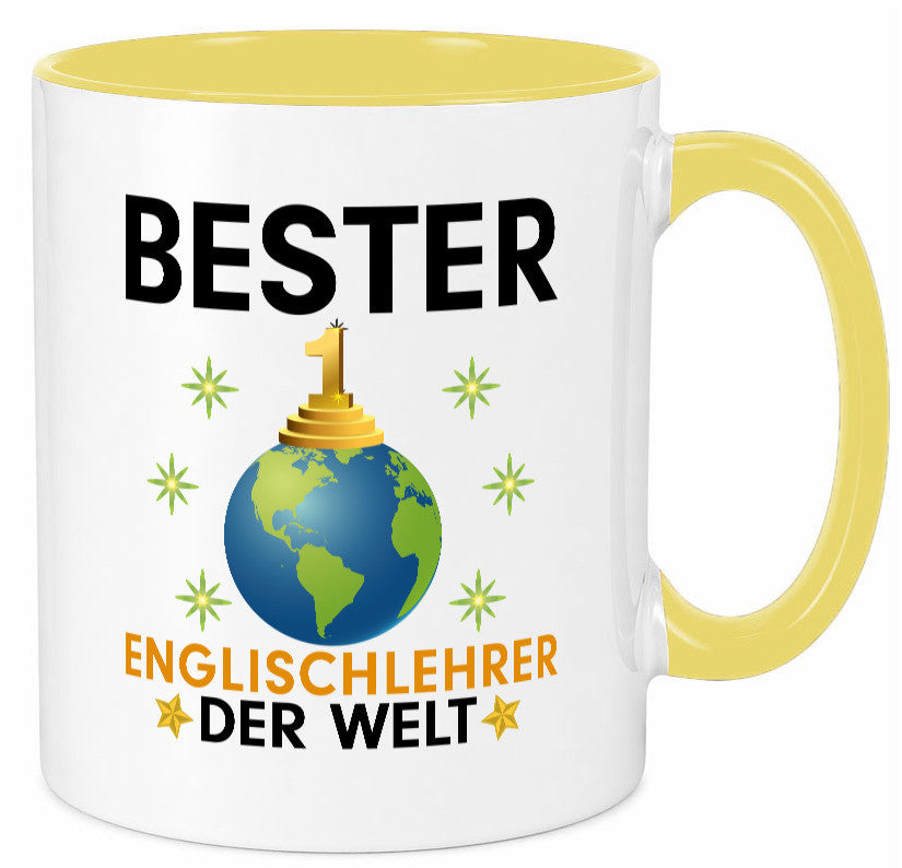 Welt Bester Englischlehrer | Schule Englisch Geschenk Humor Geschenkidee Tasse