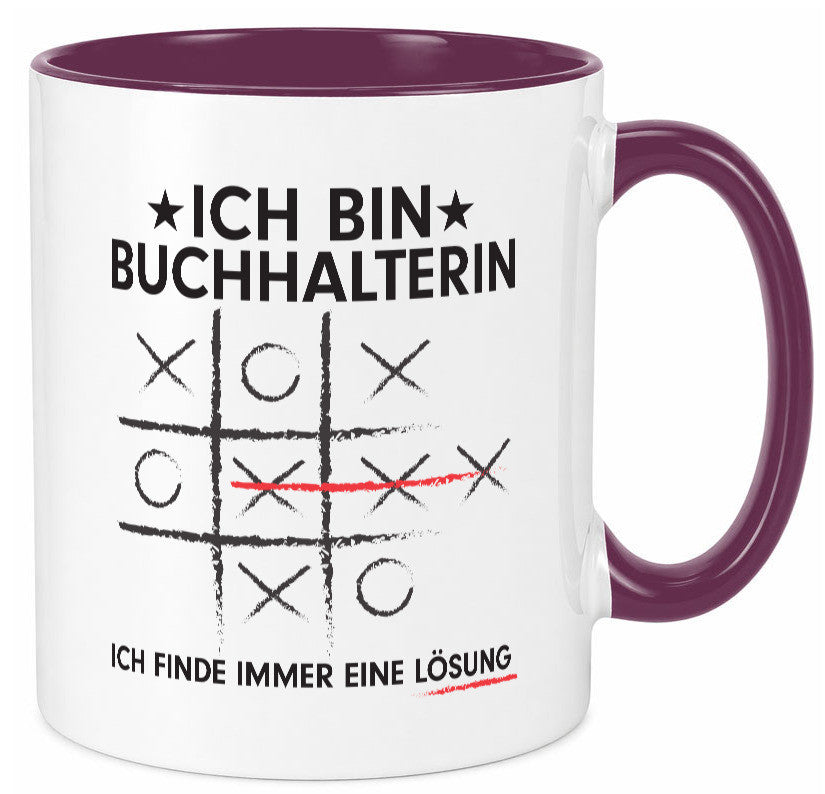 Lösung finden: Buchhalterin | Buchhaltung Humor v2 lustig Geschenkidee Geschenk
