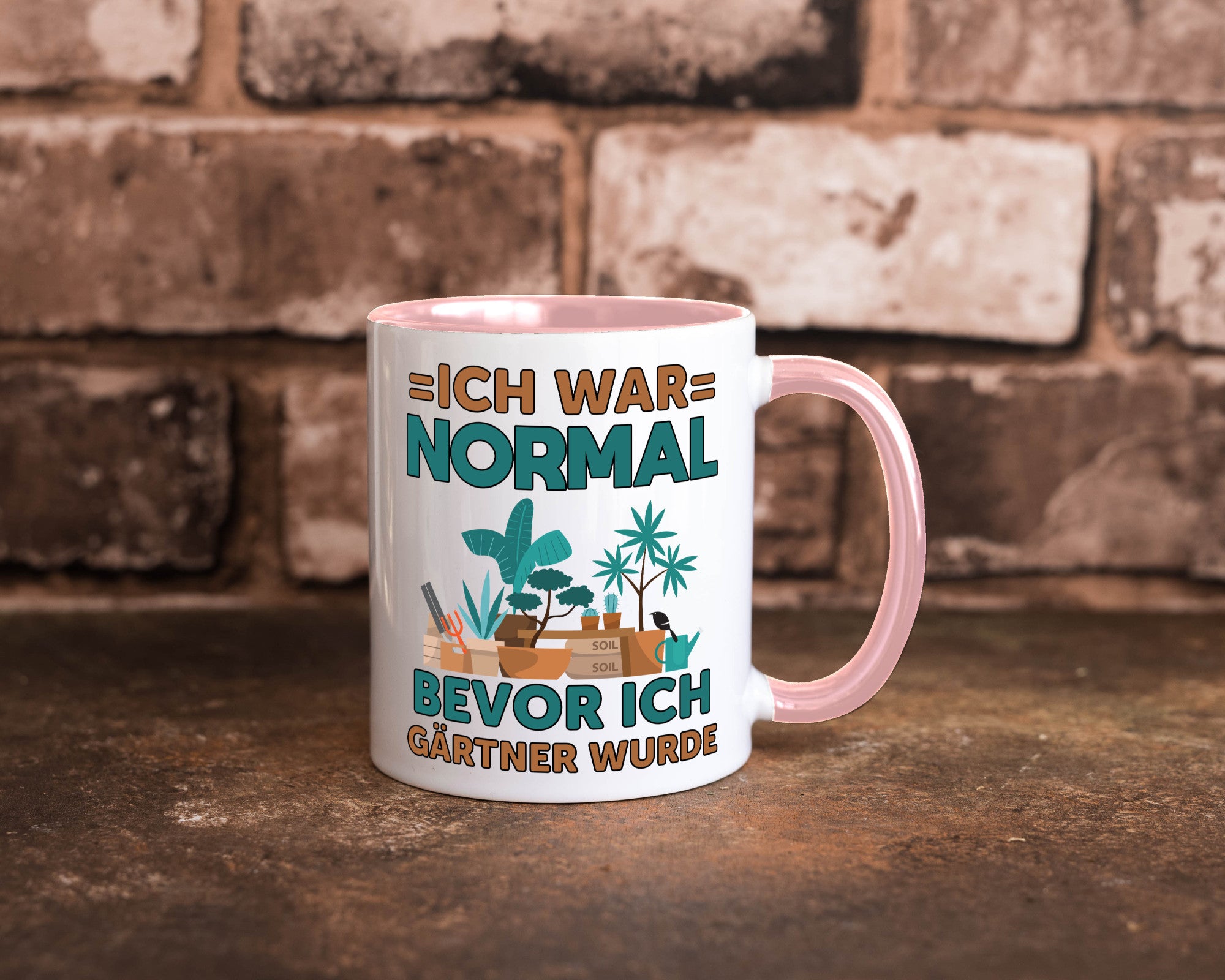 Ich war normal bevor Gärtner wurde | Garten lustiger Spruch Geschenk Humor