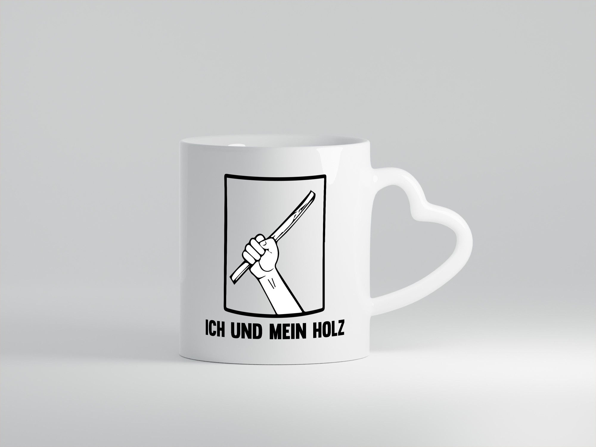 Ich und mein Holz | Holzfäller Holzmacher Geschenkidee Humor Tasse