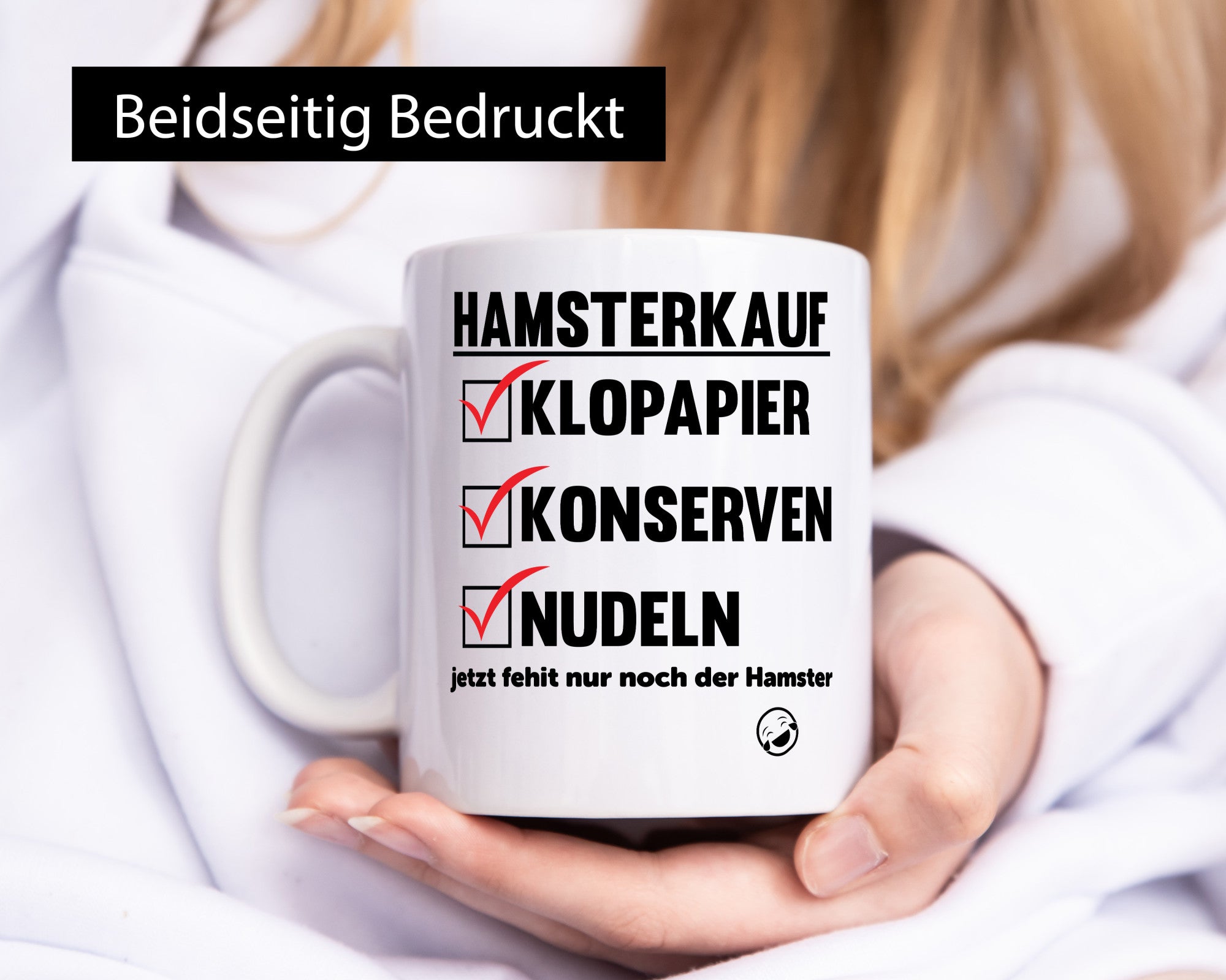 Hamsterkauf | Weihnachten Shopping Geschenkidee Humor Tasse