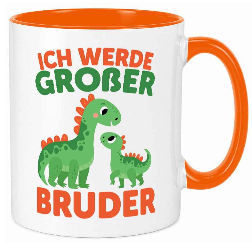 Ich werde Großer Bruder | Dino Brudersaurus lustig Humor Geschenkidee Geschenk