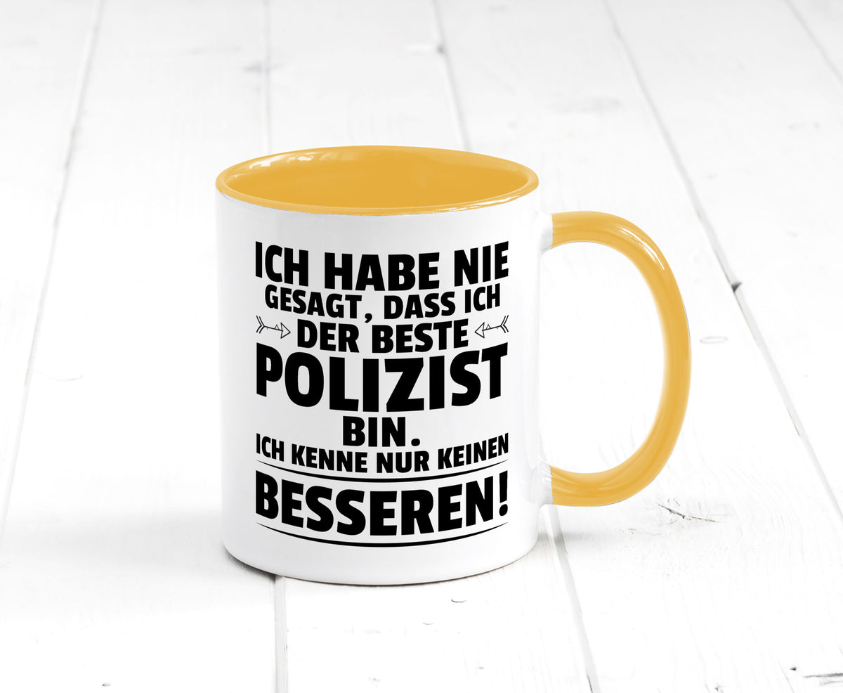 Der Beste Polizist | Polizei Humor Geschenkidee Tasse