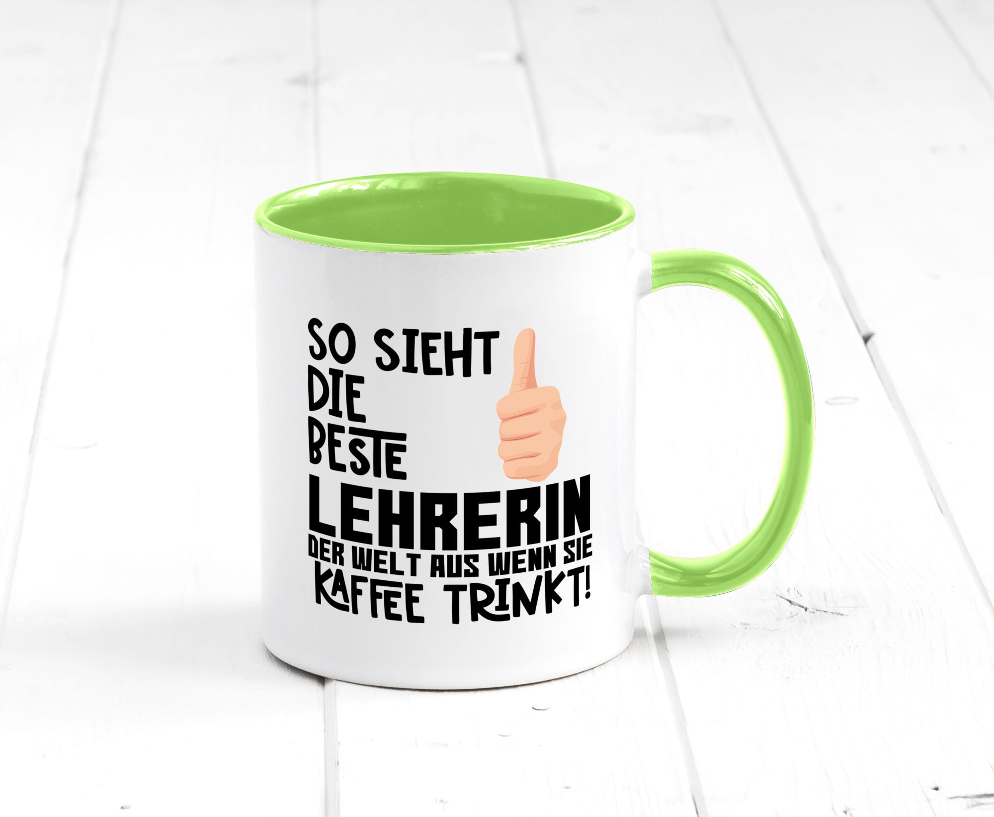 Beste Lehrerin | Lehrer Tasse Schule Dankeschön lustiger Spruch Geschenk Humor