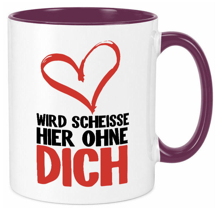 Wird Scheisse Geschenk Humor Geschenkidee lustiger Spruch Tasse