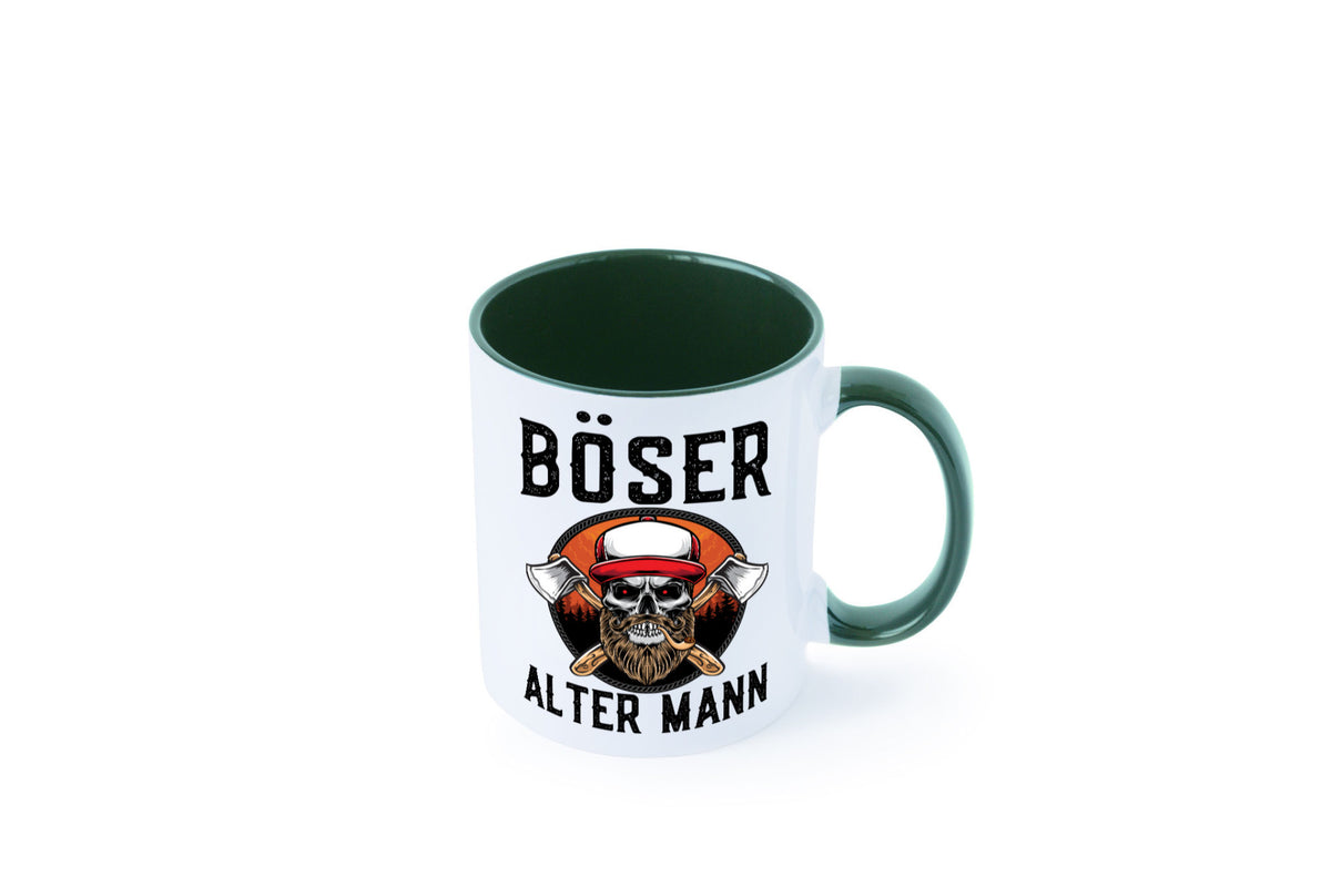 Böser alter Mann Humor Geschenkidee Tasse