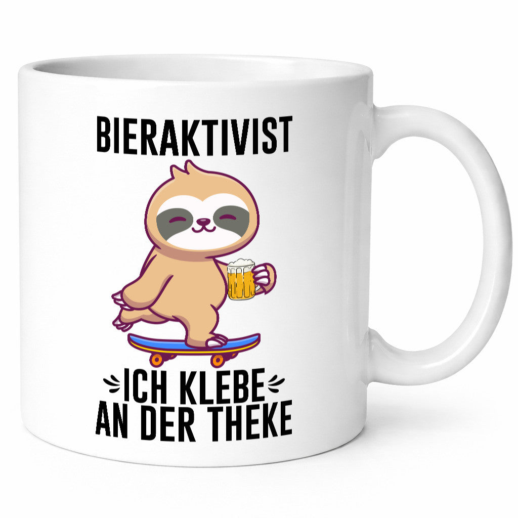 Bieraktivist | Ich Klebe an der Theke Sauf Spruch lustiger Geschenk Humor