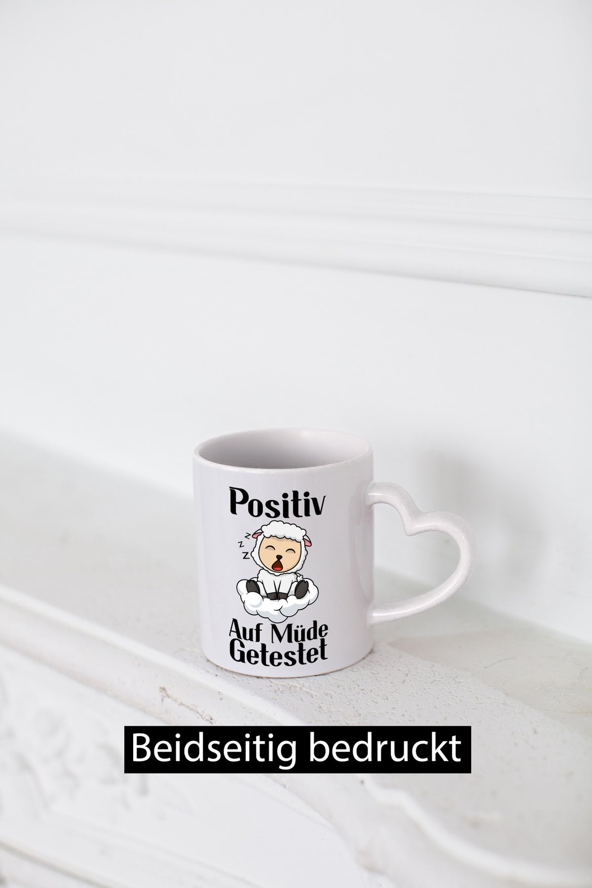 Positiv auf müde getestet | Schlaf Schaf Schlafen Geschenkidee Humor Tasse