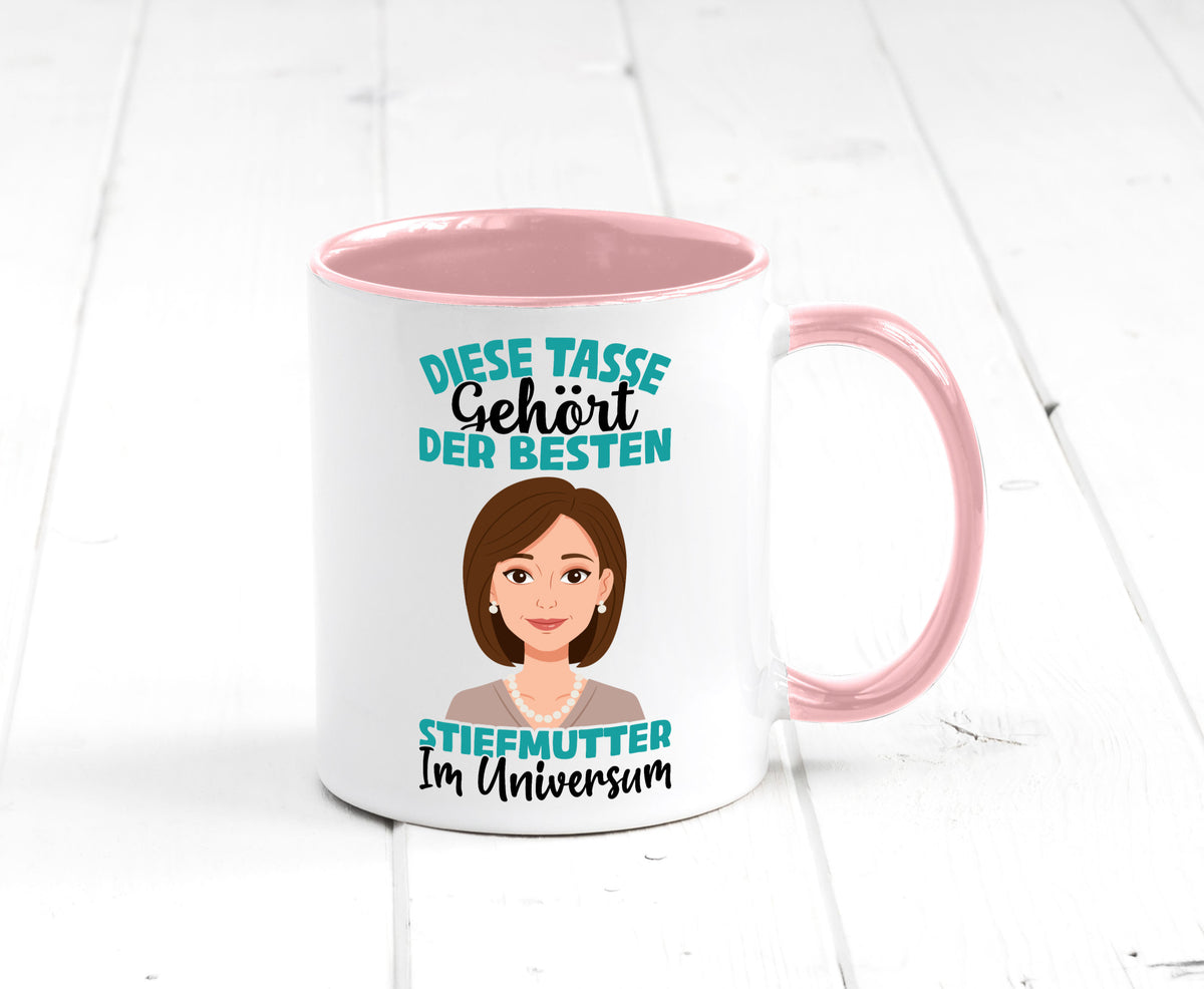 Im Universum: Stiefmutter | Stieftochter Beste Geschenk Familie Geschenkidee Tasse