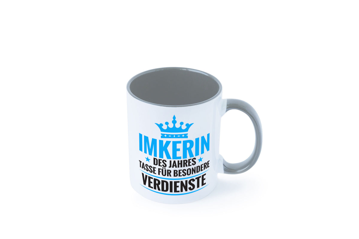 Besonderer Verdienst: Imkerin | Imkerei Geschenk Humor Geschenkidee lustiger Tasse