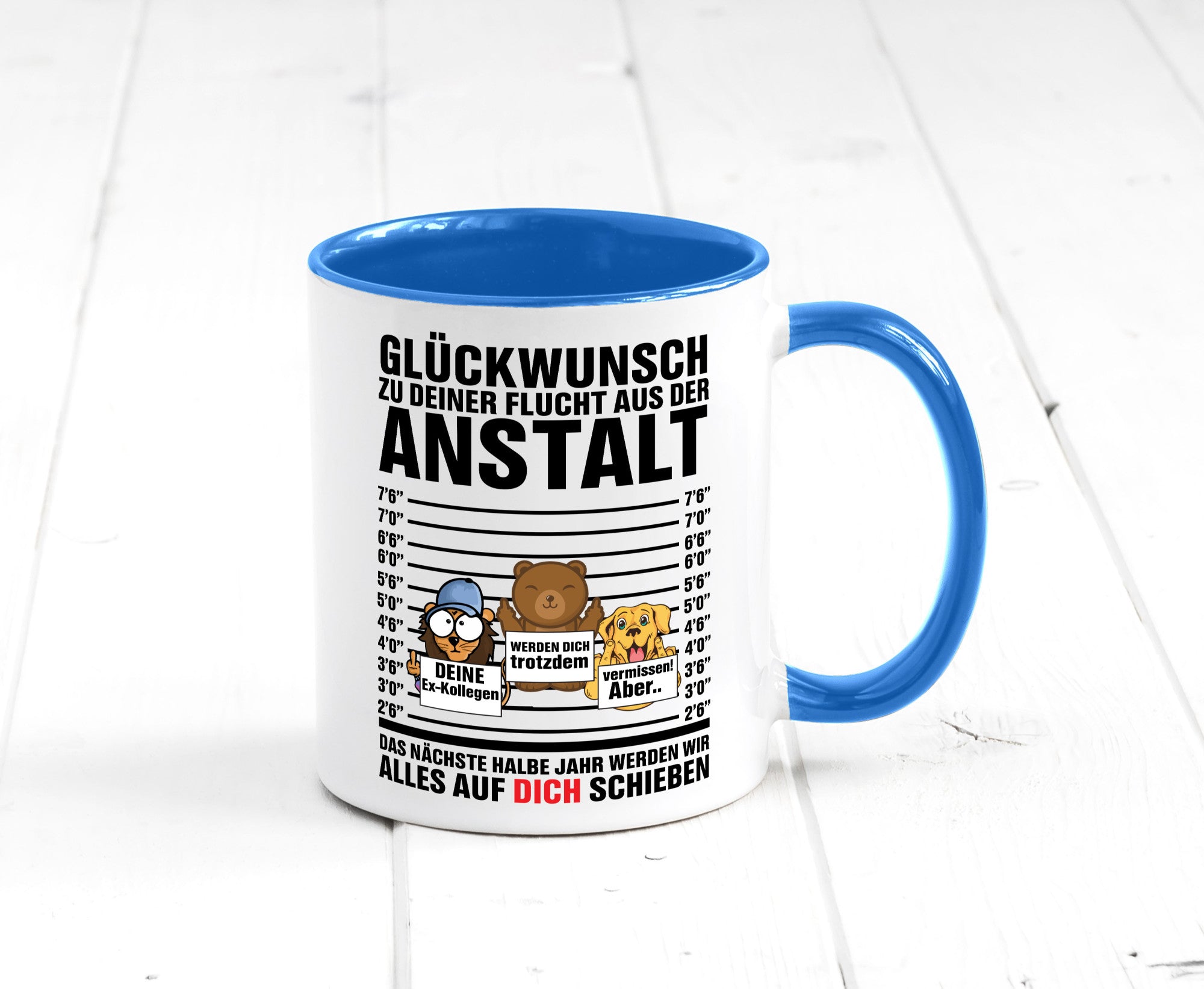 Glückwunsch zur Flucht | Arbeitskollegen Berufswechel Humor Arbeit Kollegen
