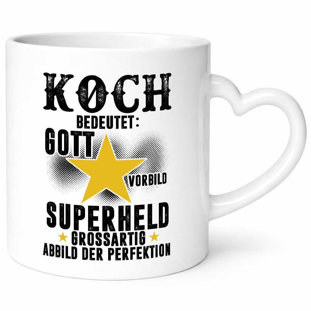 Bedeutung von Koch | Chefkoch Geschenkidee Arbeit Kollegen Büro Humor Tasse