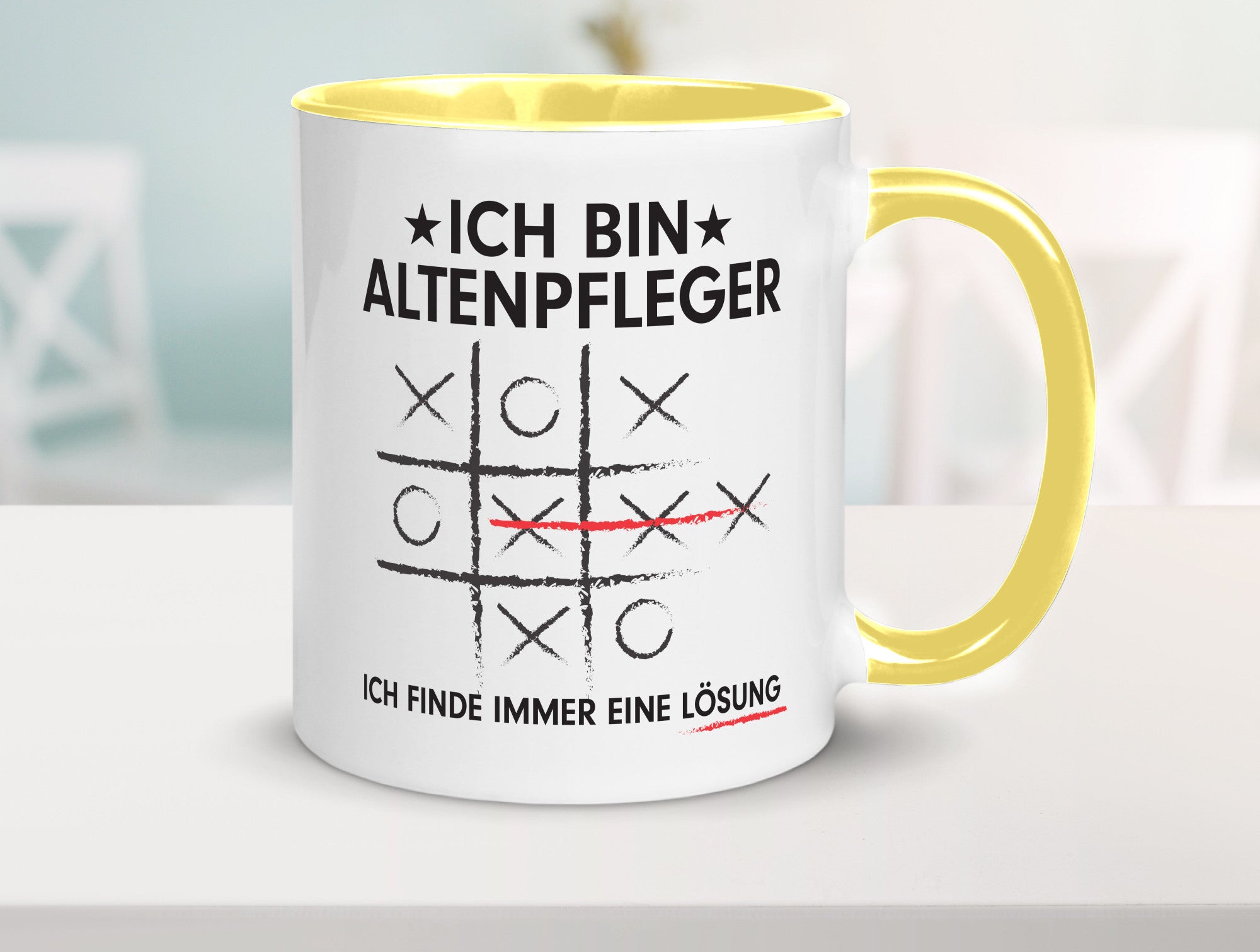 Lösung finden: Altenpfleger | Pflegepersonal v2 lustiger Spruch Geschenk Humor