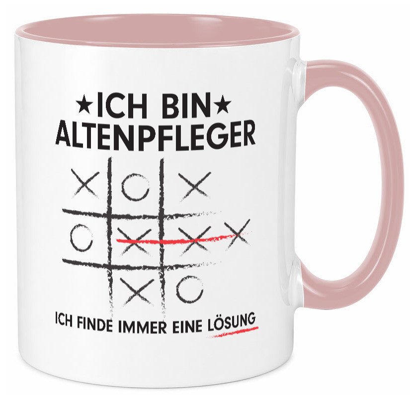 Lösung finden: Altenpfleger | Pflegepersonal v2 lustiger Spruch Geschenk Humor