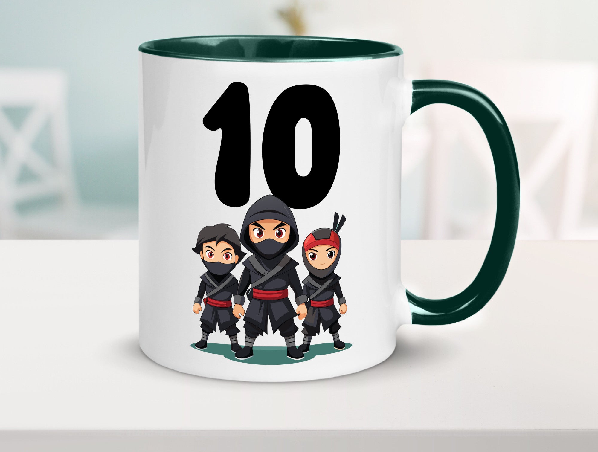 10. Geburtstag | 10 Jahre Ninja Humor Geschenkidee Tasse