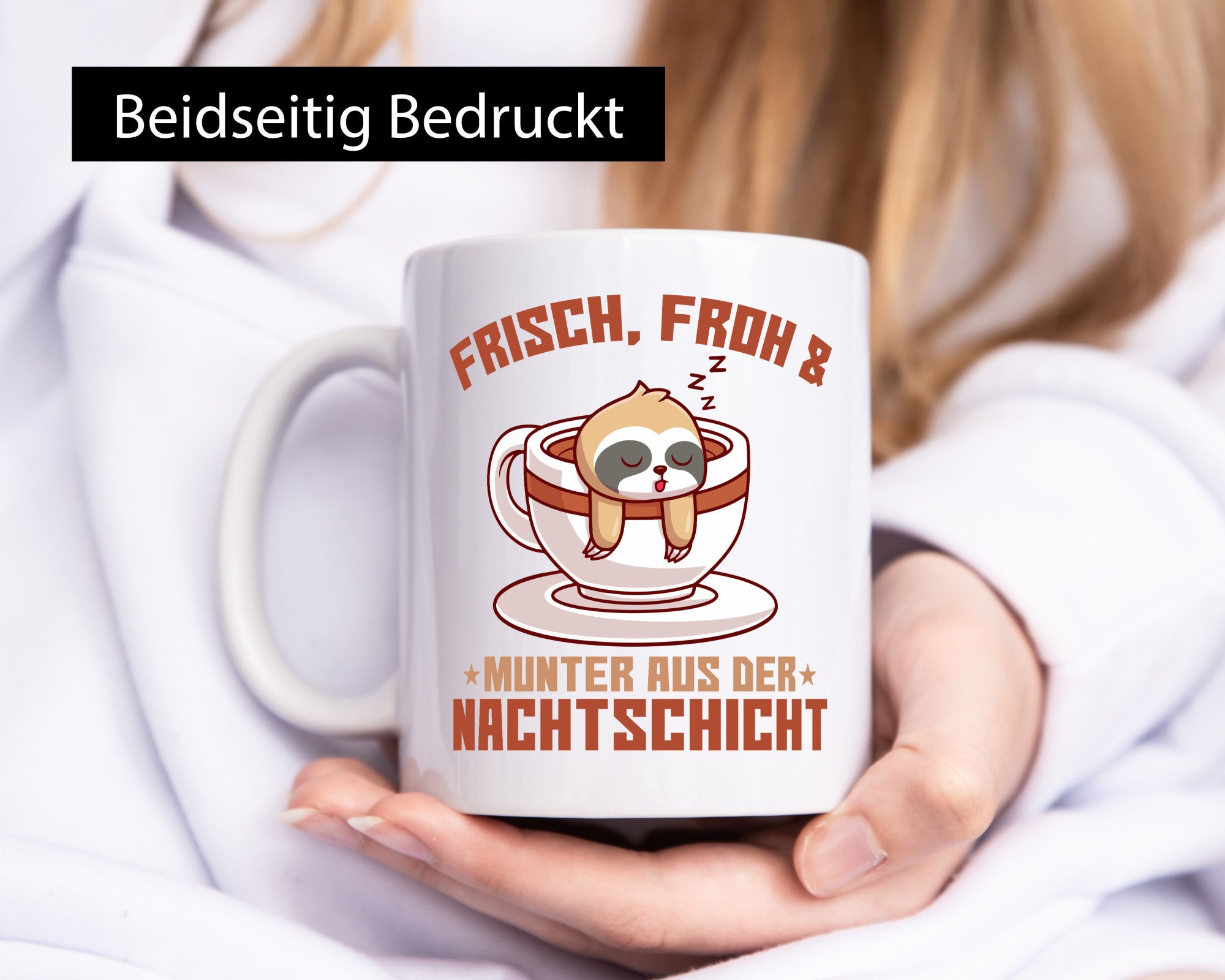 Frisch froh und Munter | Nachtschicht Altenpfleger v2 Geschenk Humor