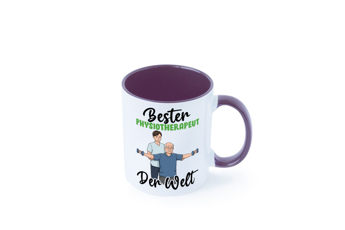 Bester Physiotherapeut v3 Geschenk Humor Geschenkidee lustiger Spruch Tasse
