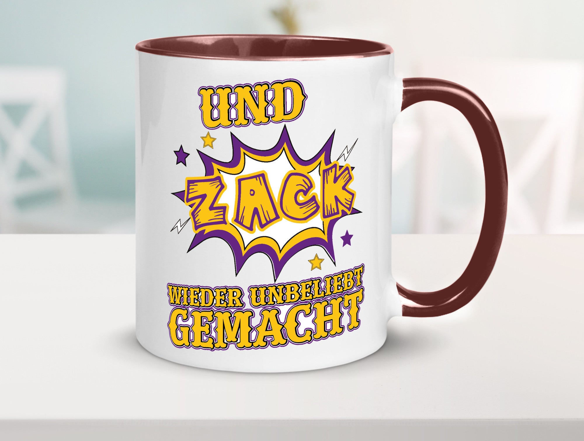 Wieder unbeliebt gemacht Geschenk Humor Geschenkidee lustiger Spruch Tasse