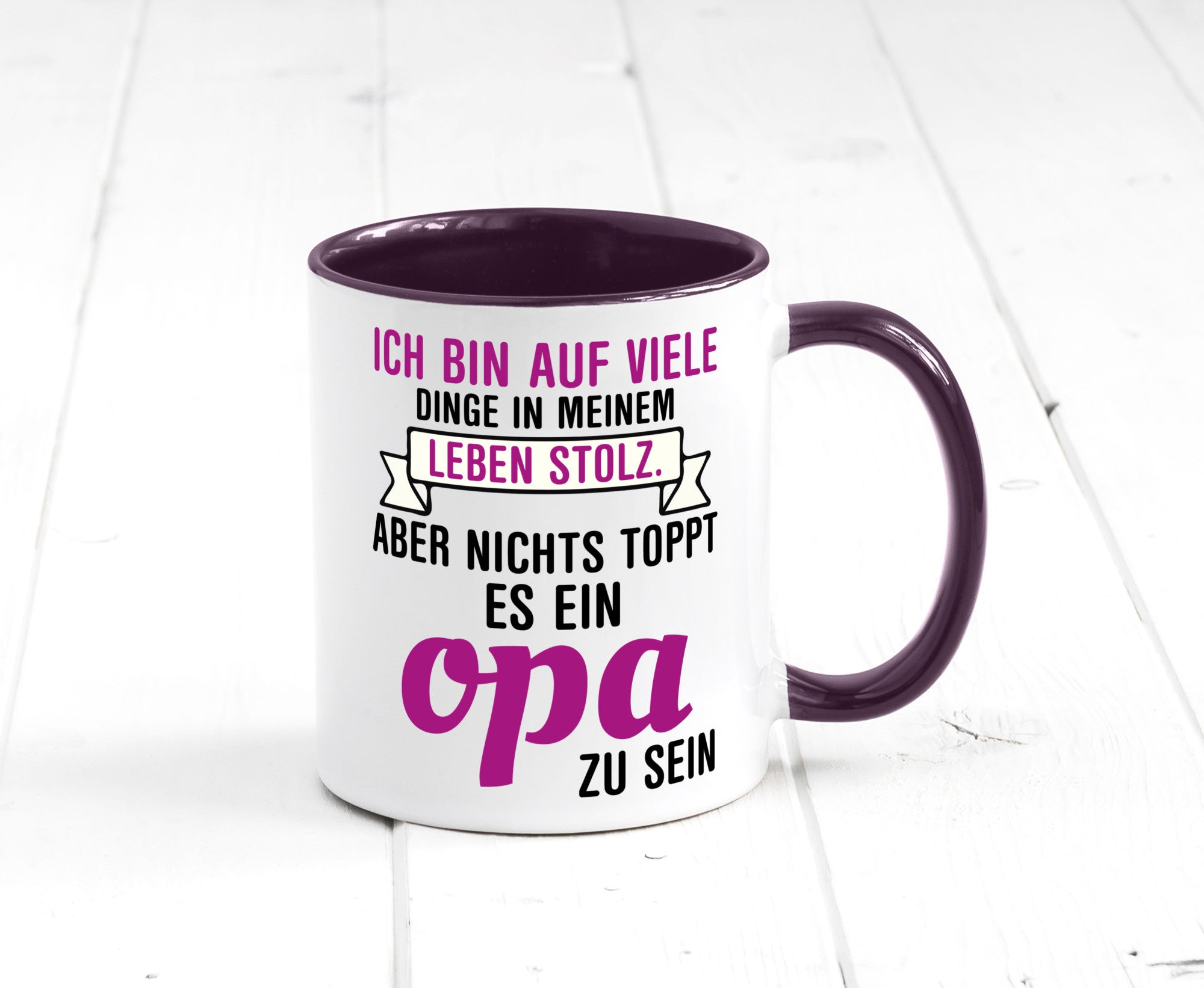 Opa Tasse | Stolzer Großvater Vatertag Enkelkinder Geschenk Familie