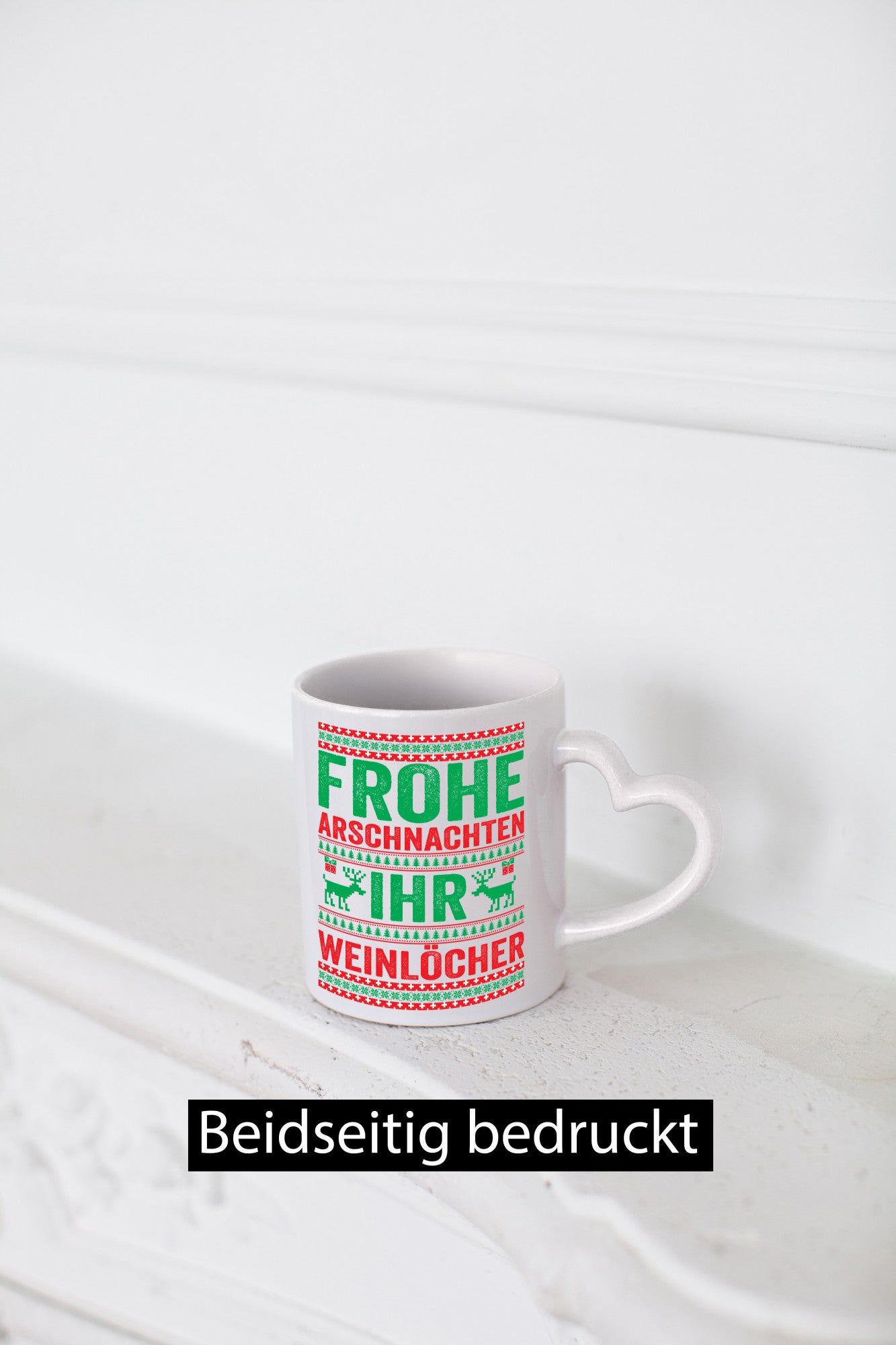 Frohe Arschnachten | Weinlöcher Ugly Christmas Humor Geschenkidee Tasse