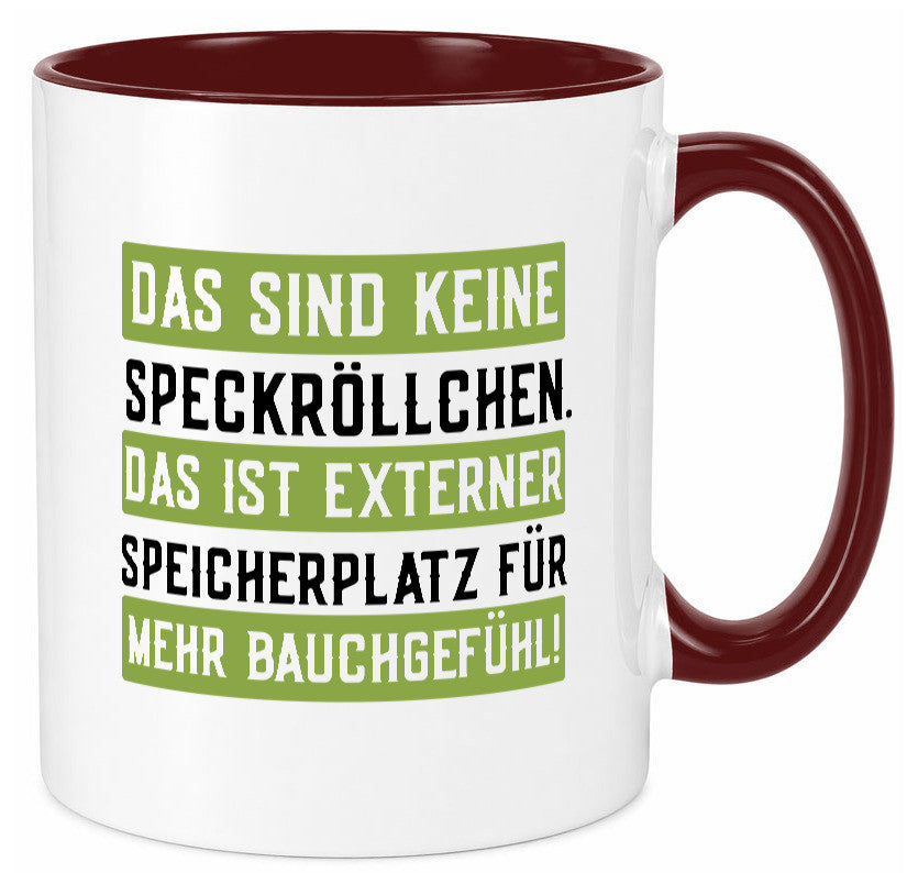 Keine Speckröllchen | Softwareentwickler PC Körperfülle Geschenkidee Humor Tasse