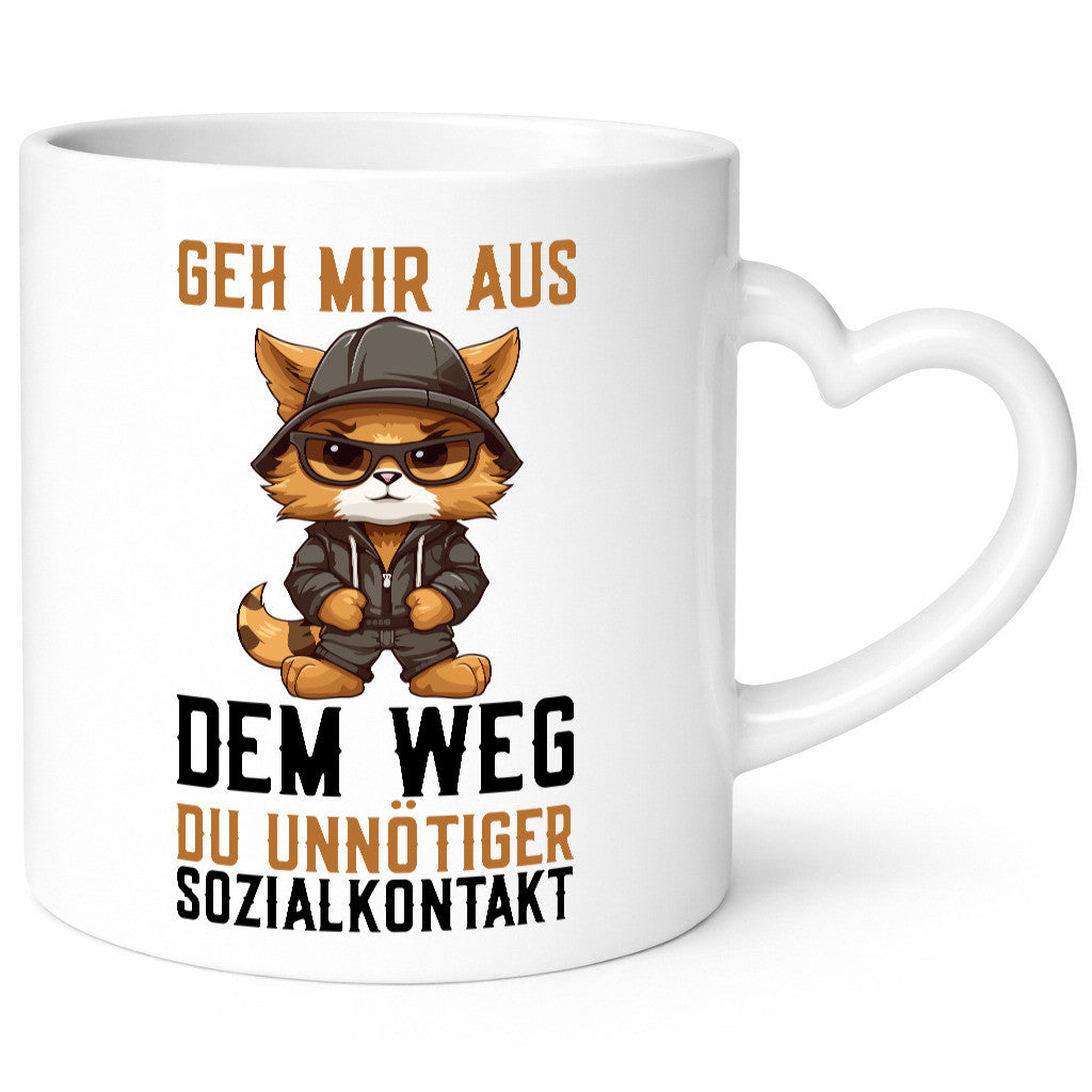 Geh mir aus dem Weg | coole Katze lustiger Spruch Geschenkidee Tierliebhaber