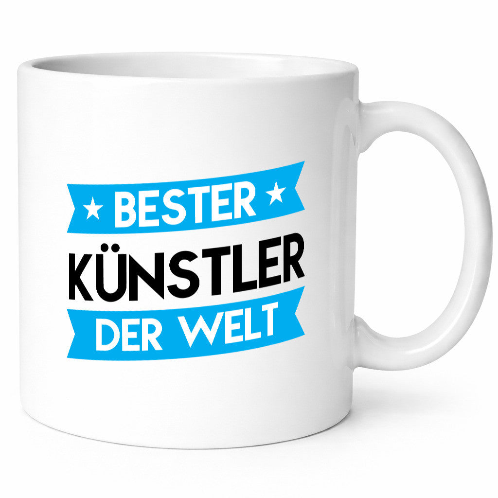 Bester Künstler | Spruch lustig Kunst Humor Geschenkidee Geschenk Tasse