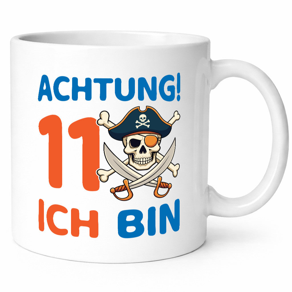 11. Geburtstag | 11 Jahre Pirat lustig Geschenkidee Geschenk Tasse