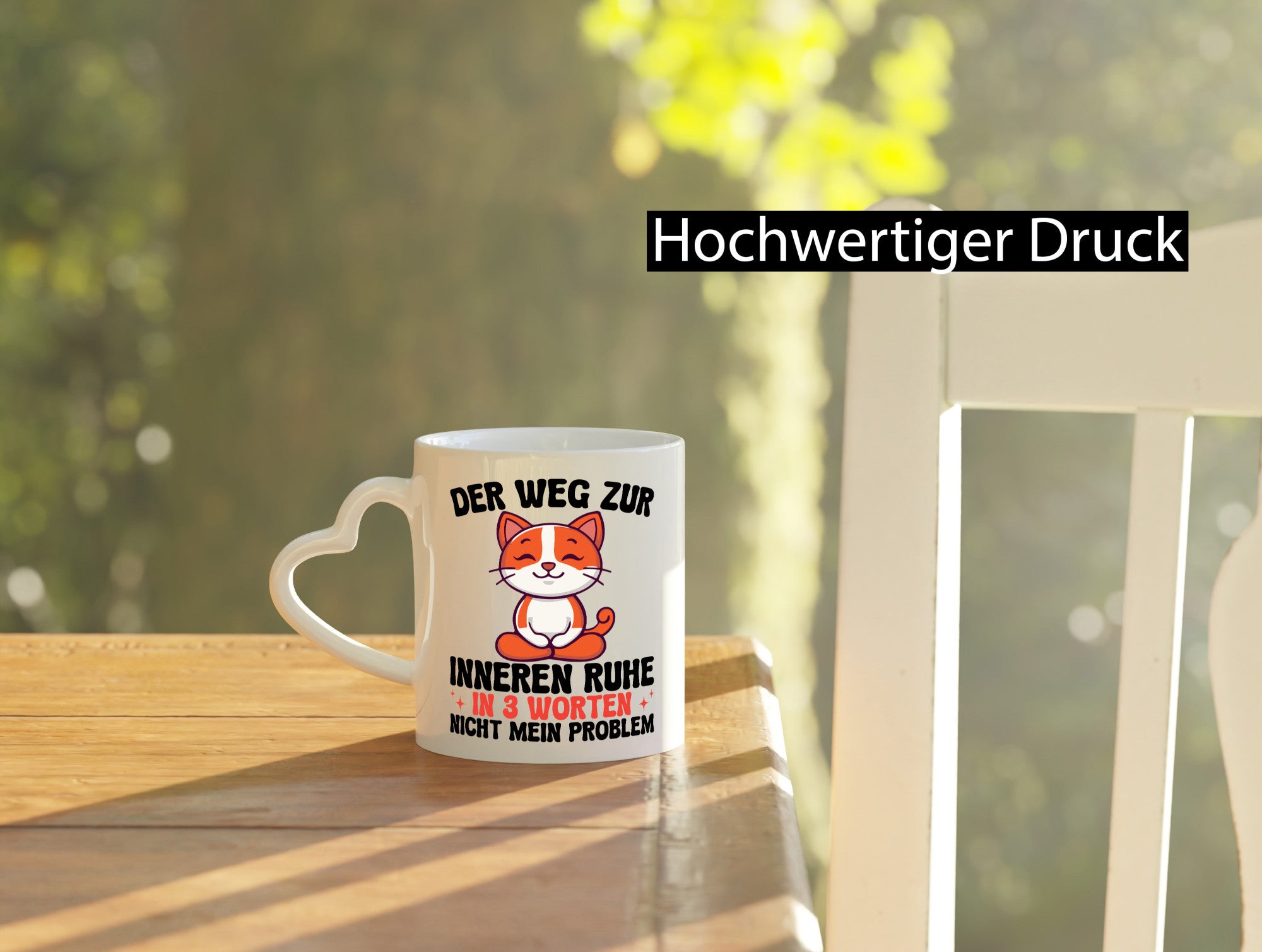 Inneren Ruhe | nicht mein Problem Katze Chillen Humor Tierliebhaber