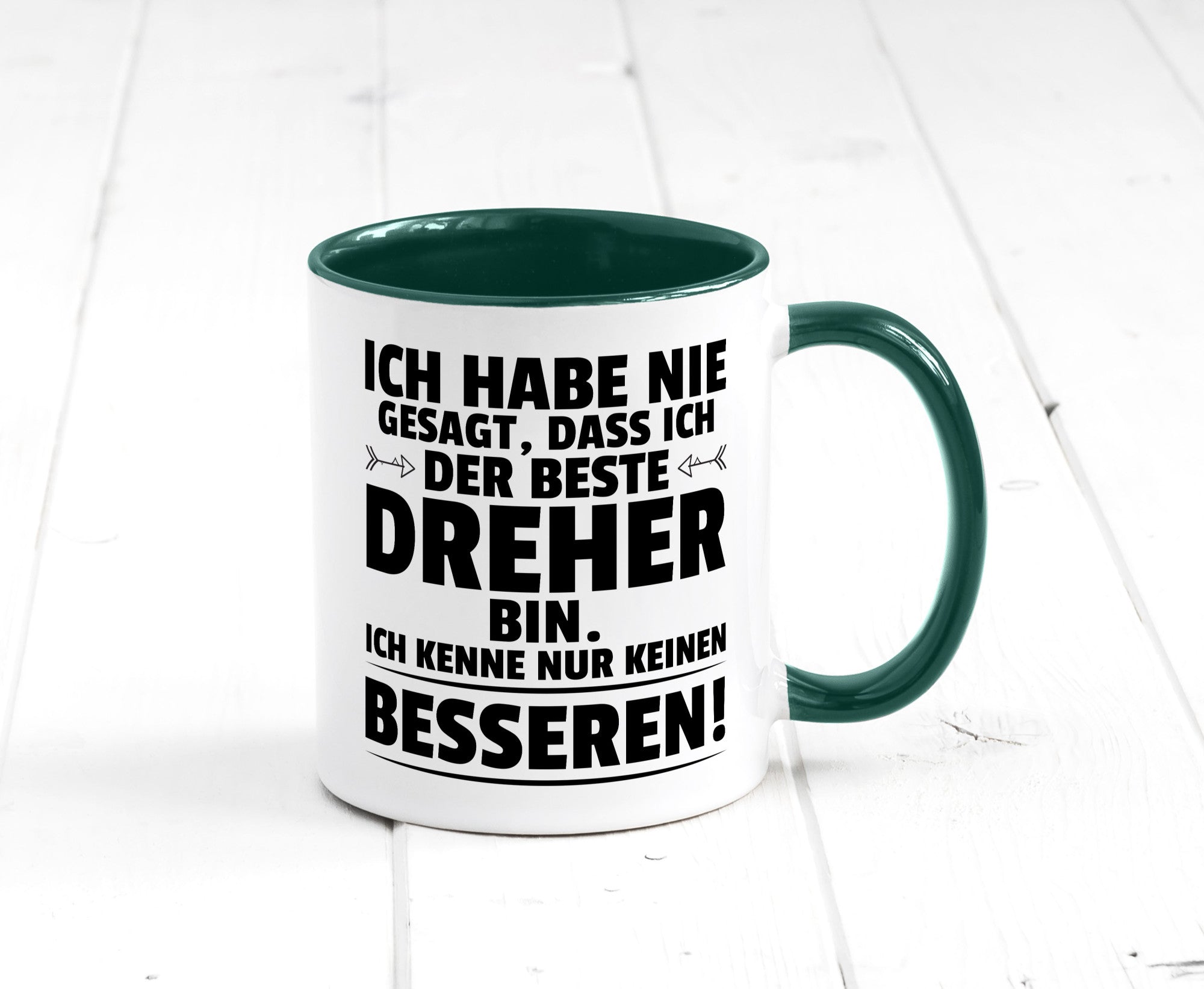 Der Beste Dreher | Fräser lustiger Spruch Geschenk Humor Geschenkidee Tasse