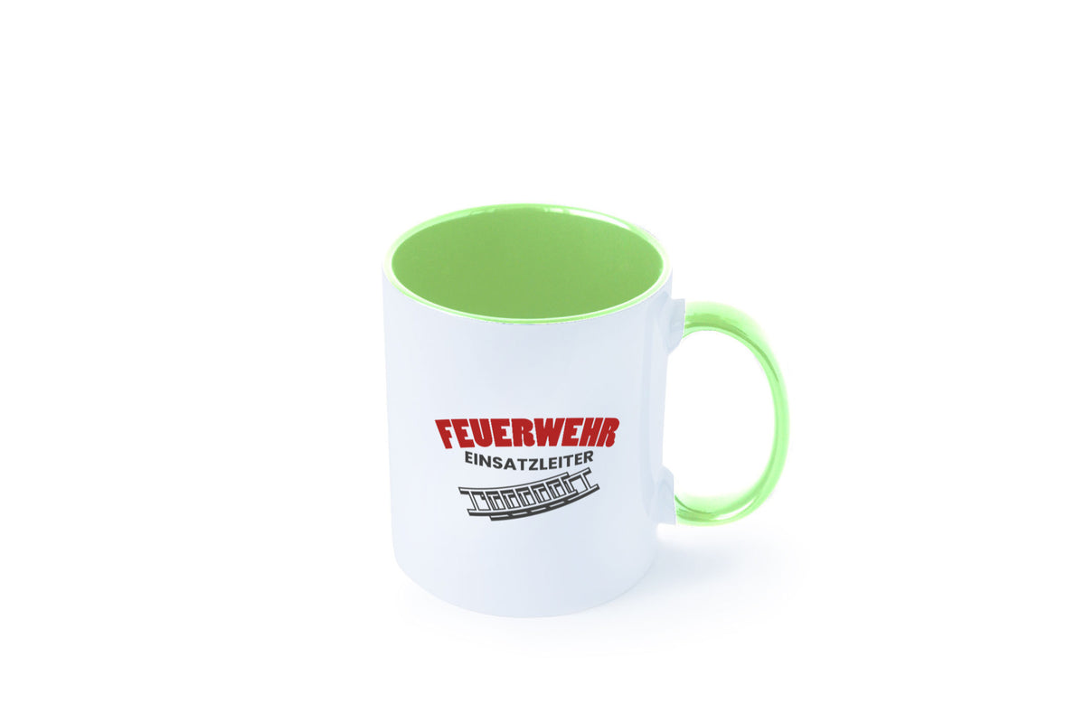 Feuerweher Einsatzleiter | Feuerwehrmann Feuerlöscher Geschenk Humor Tasse