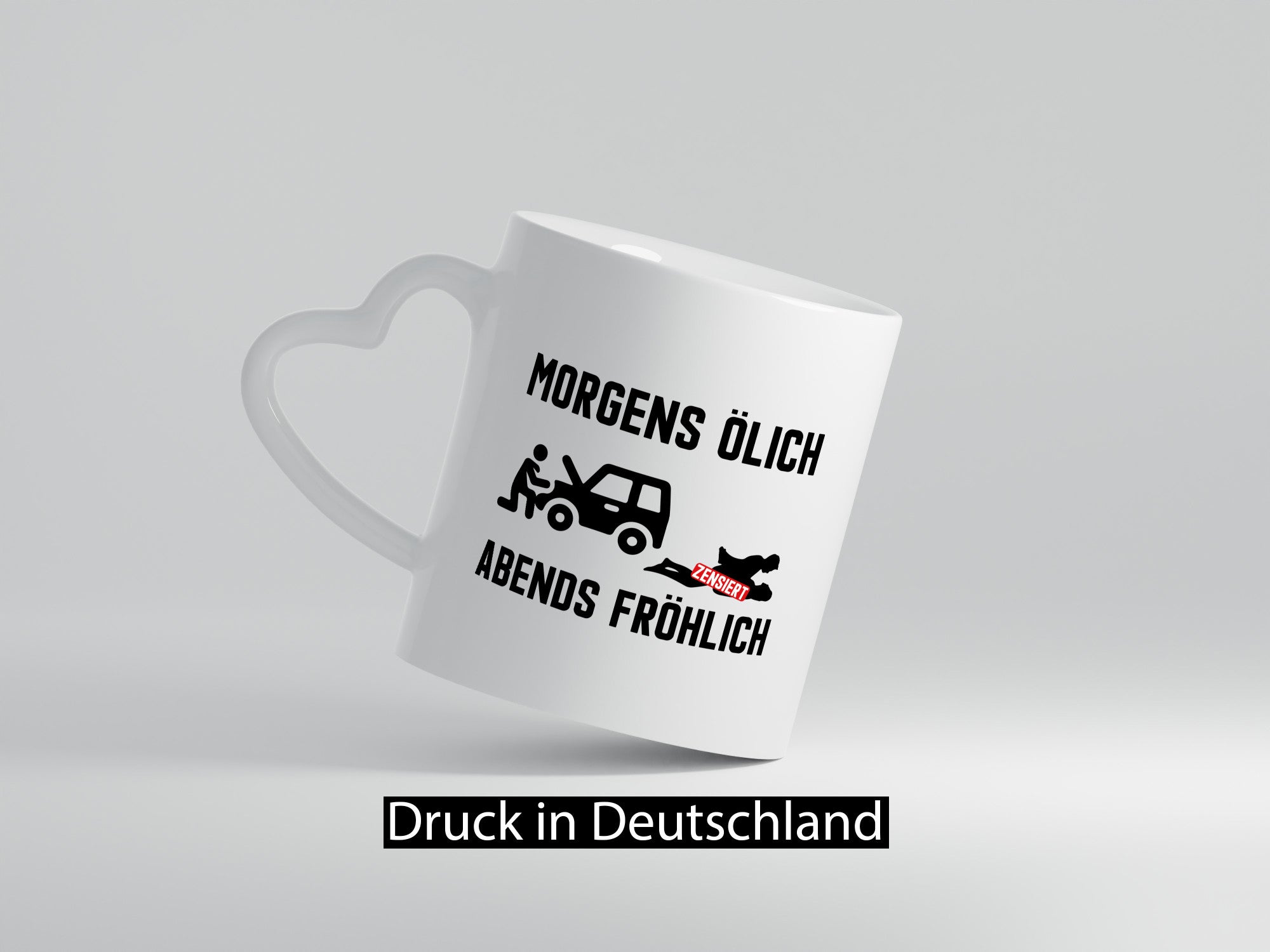 Morgens ölich abends fröhlich | Mechaniker Werkstatt Geschenk Humor